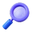 Blue magnifying