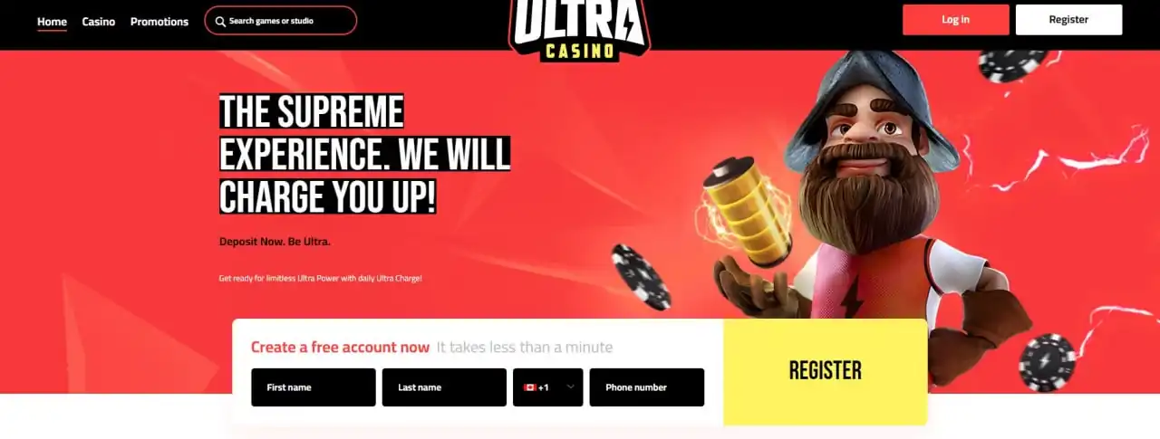 UltraCasino Casino gives
