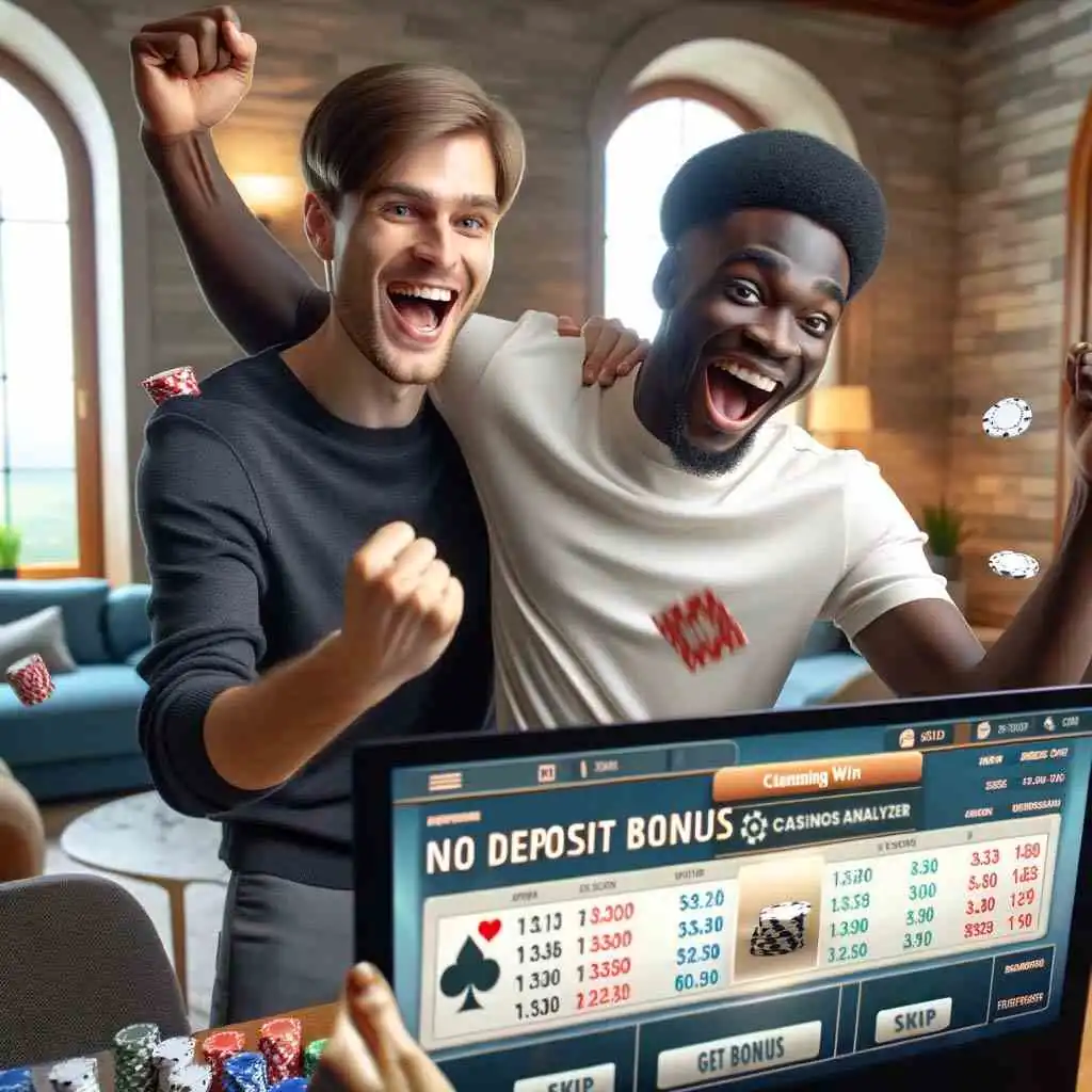 American young friends win no deposit bonus codes USA from casinos analyzer