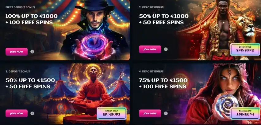 SpinsUp Casino gives