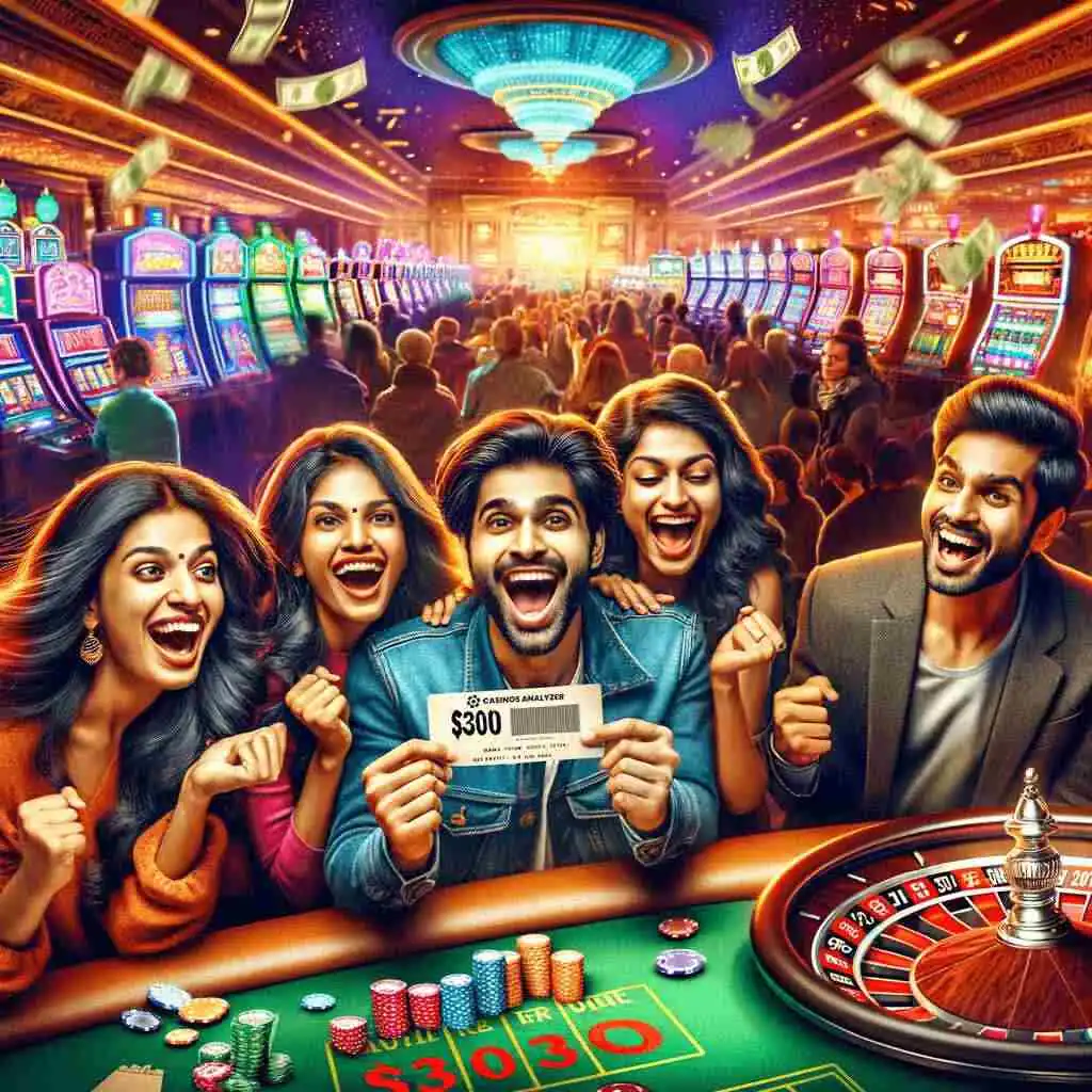 Indian people get $300 no deposit signup bonus usa