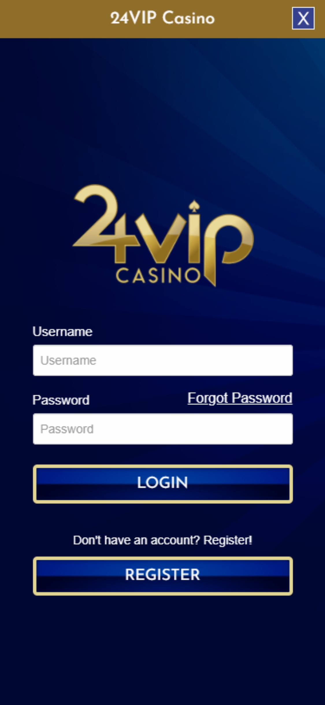 24VIP Casino Mobile Login Review