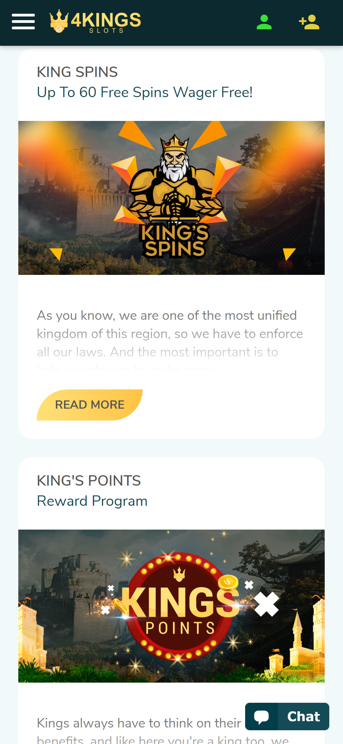 4 Kings Slots Mobile No Deposit Bonus Review