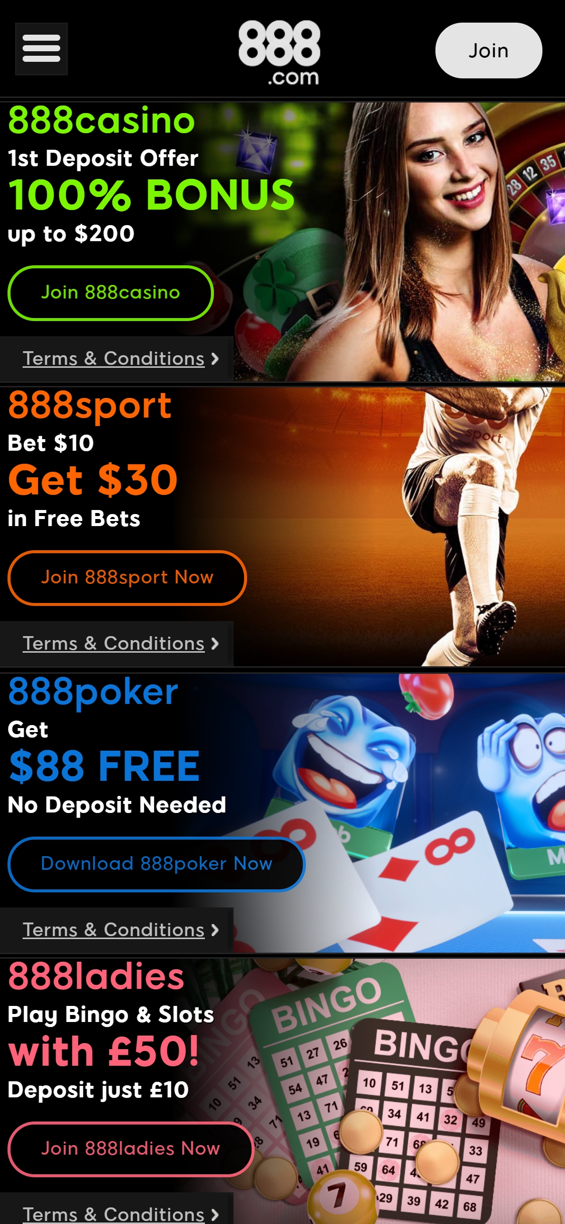 888.com Casino Mobile No Deposit Bonus Review