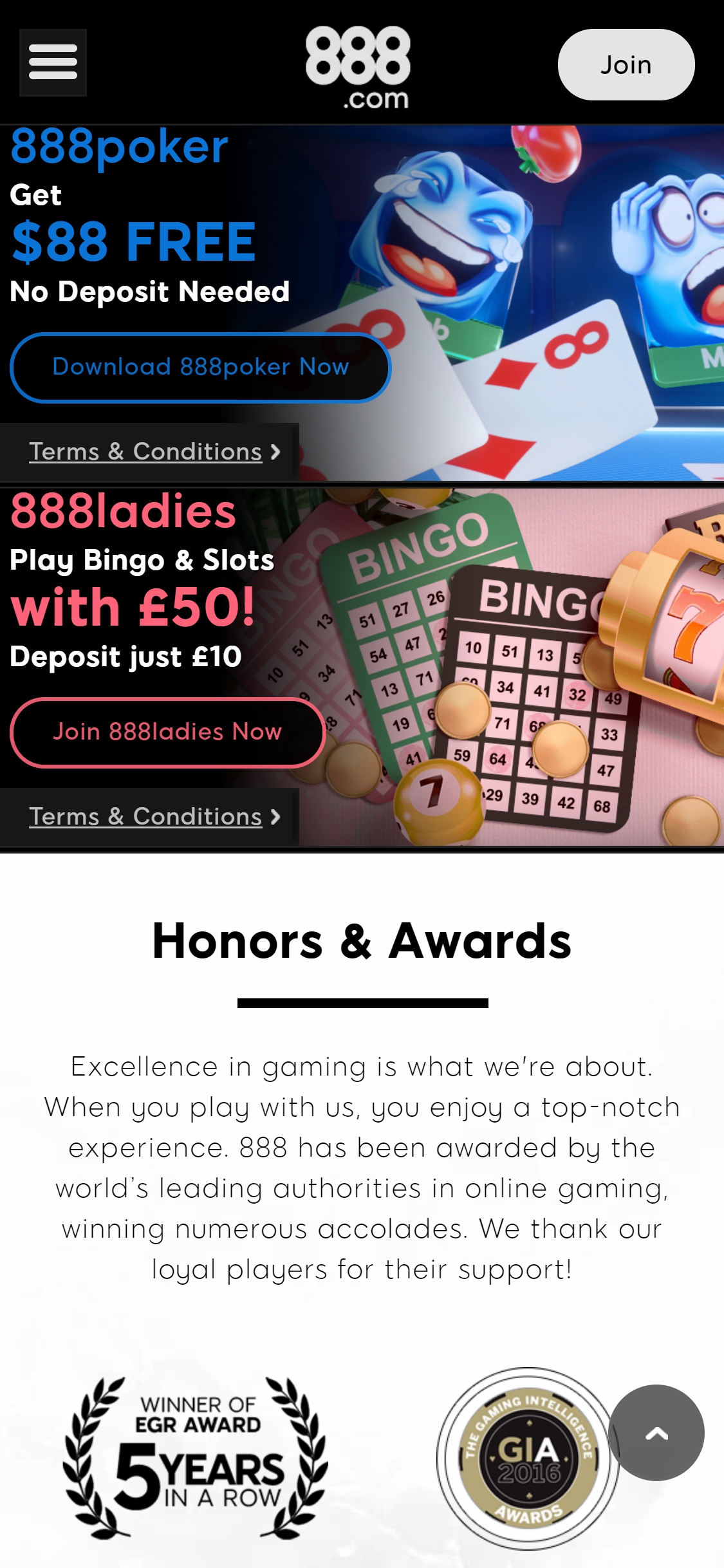 888.com Casino Mobile Review
