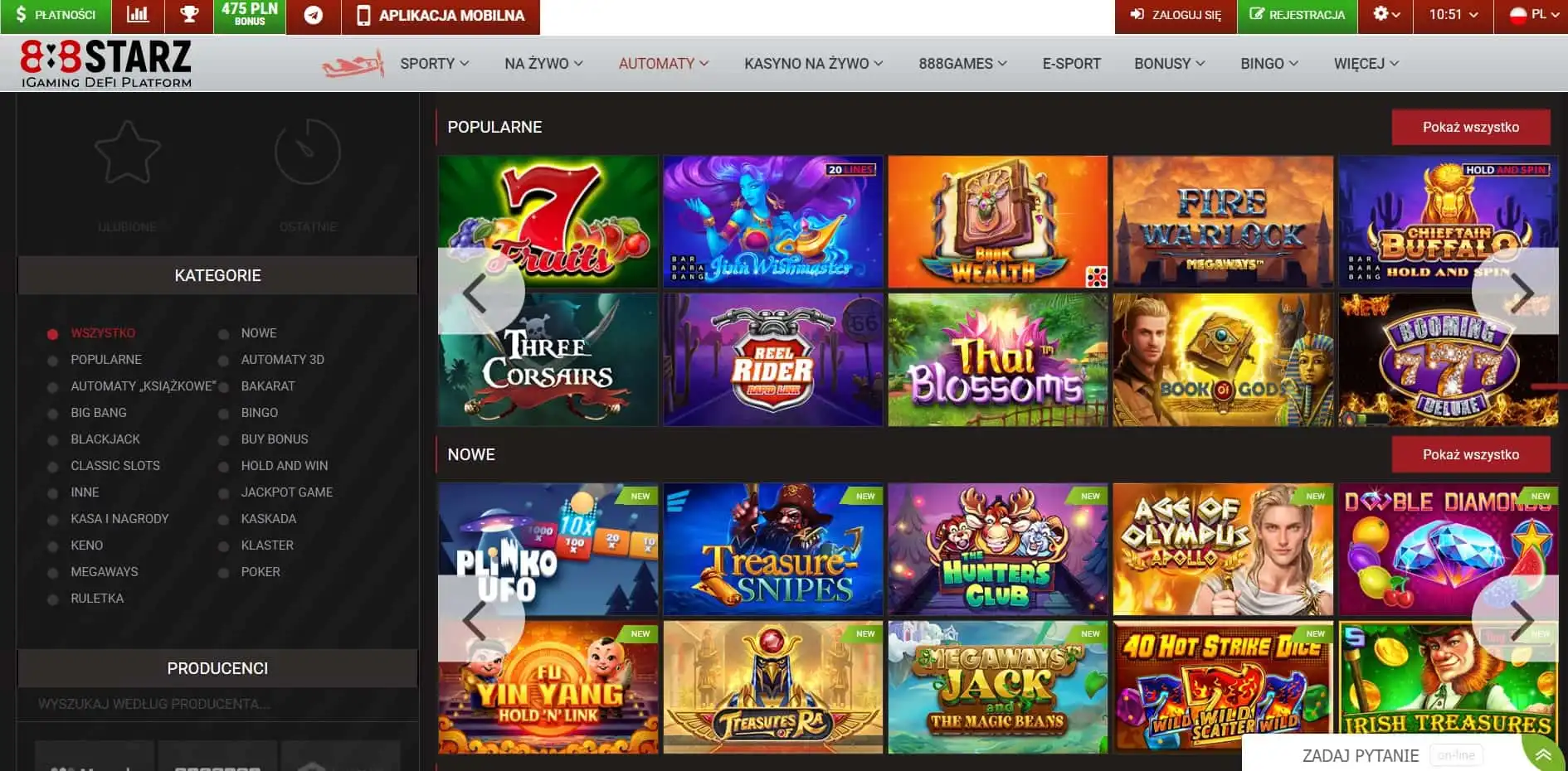 888Starz Casino Review