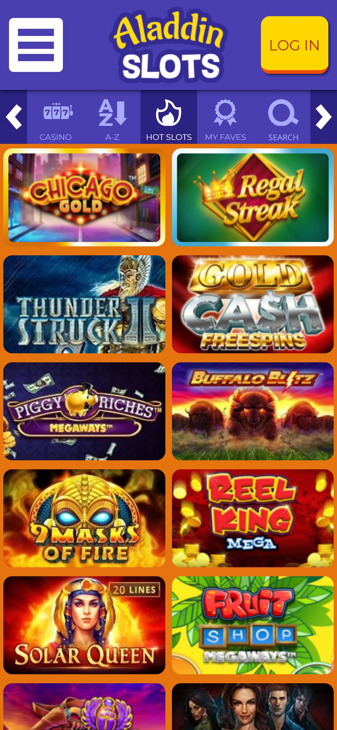 Aladdin Slots Casino Mobile Games Review