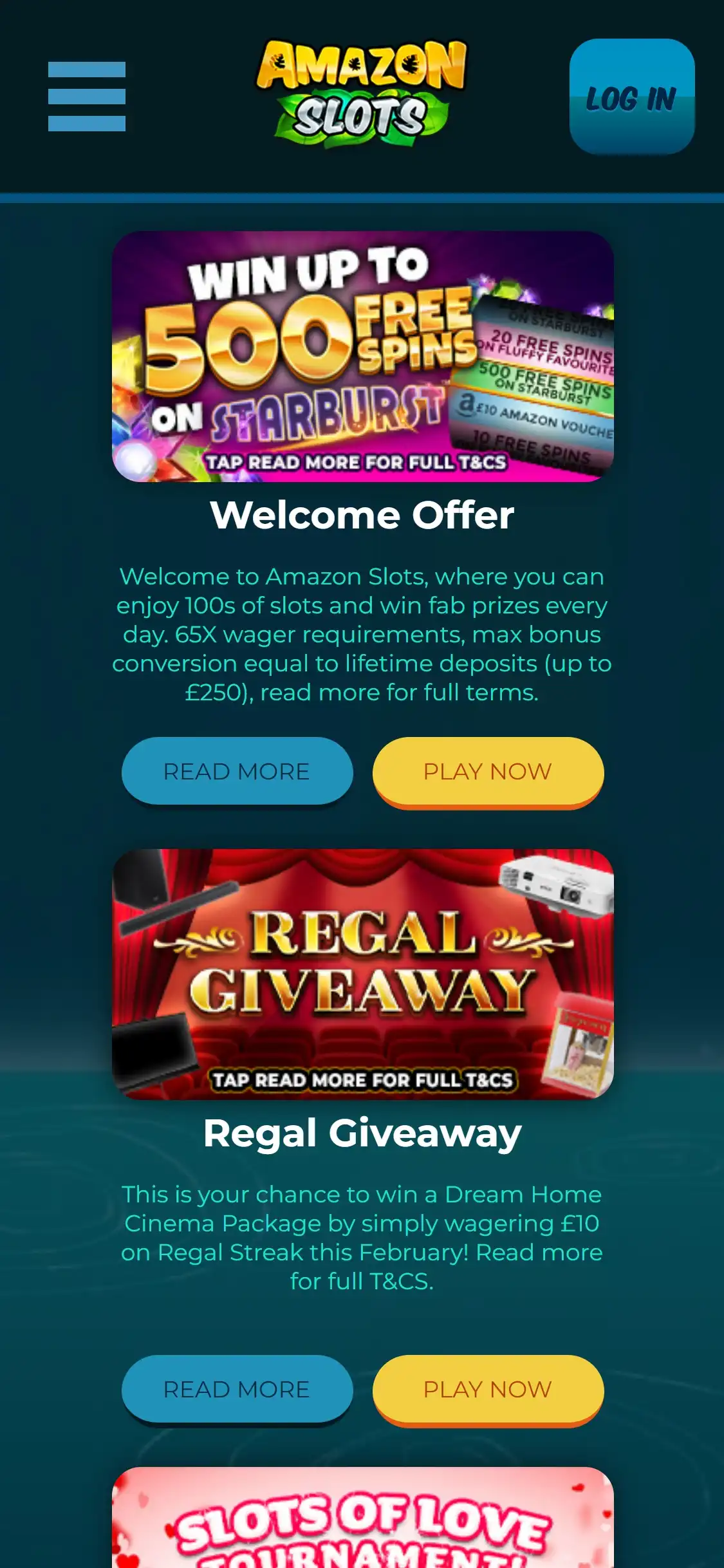 Amazon Slots Casino Mobile No Deposit Bonus Review