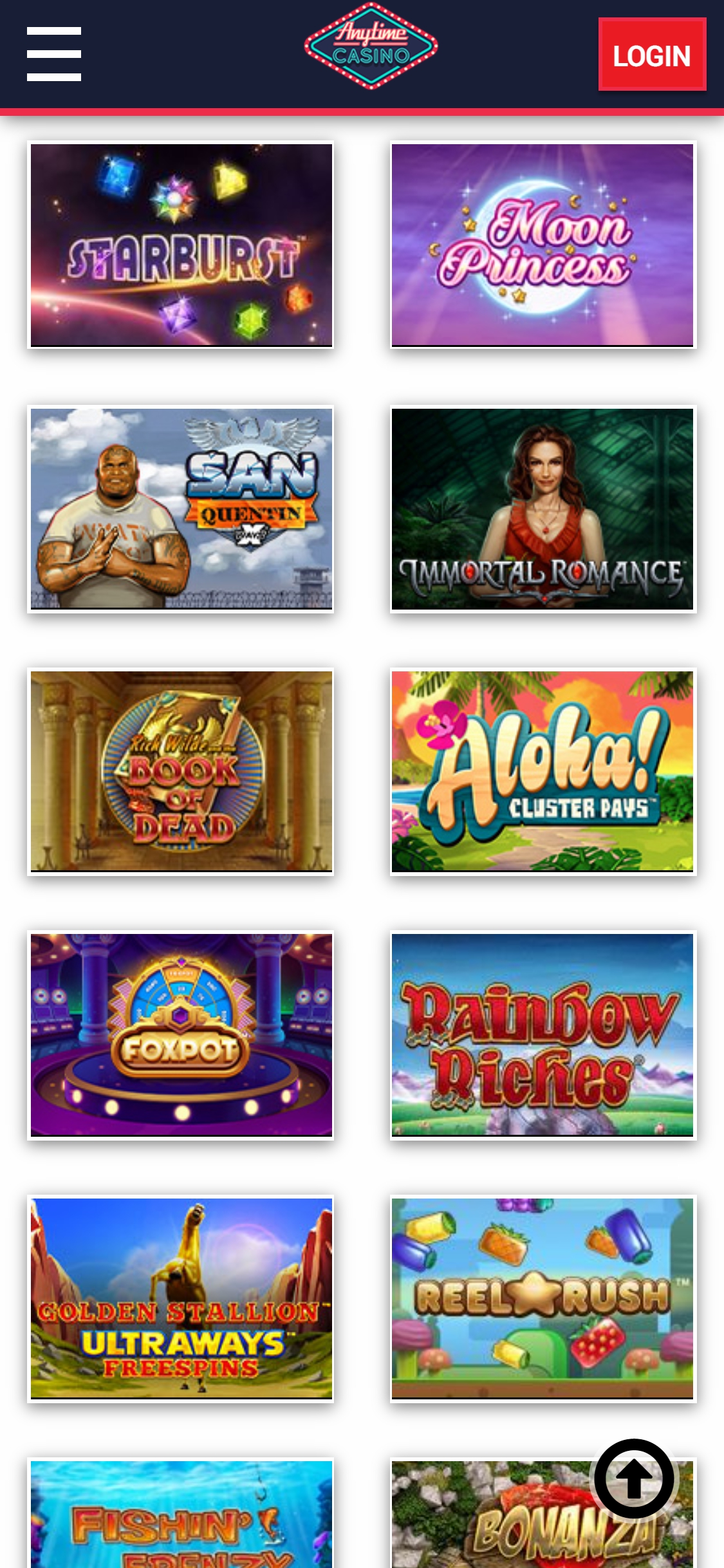 Anytime Casino Mobile Games Review