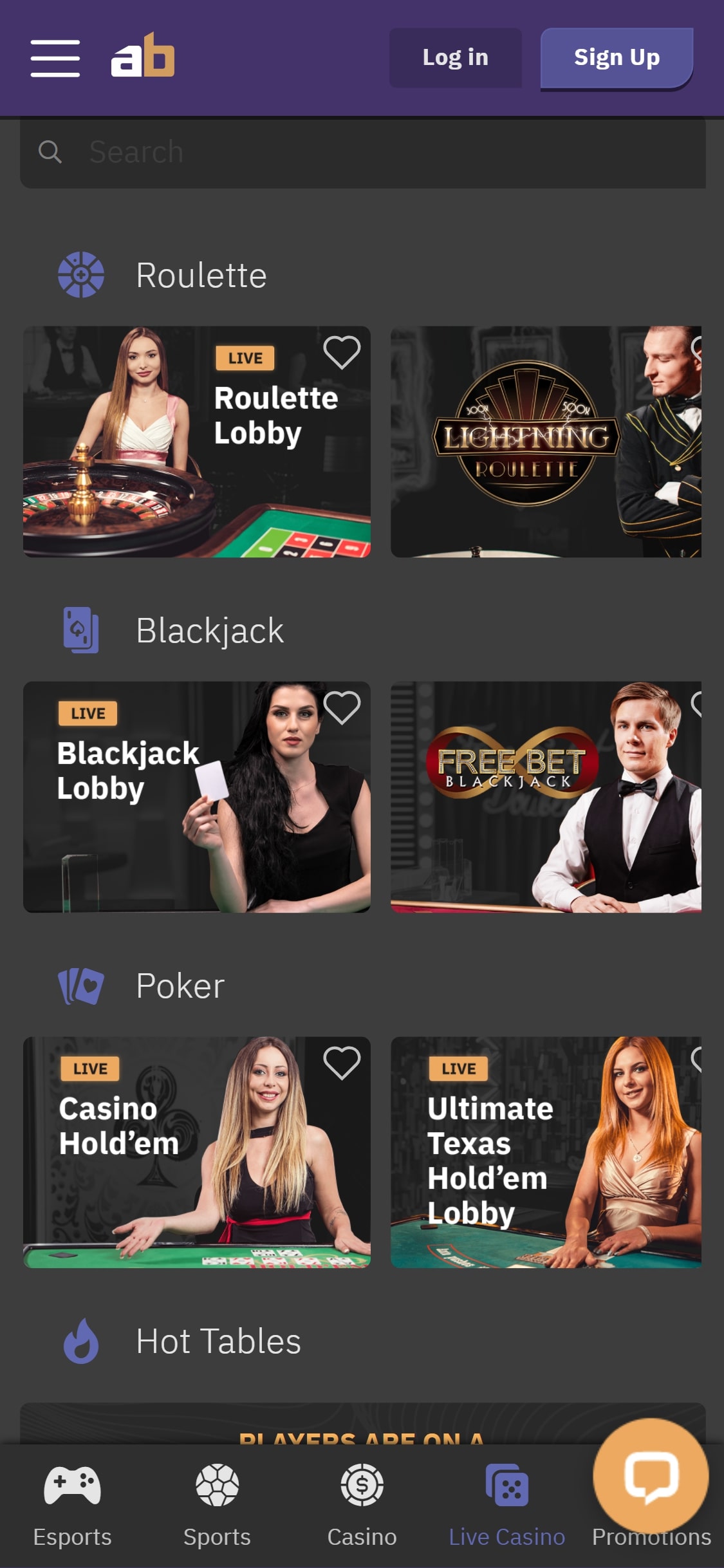 Arcanebet Casino Mobile Live Dealer Games Review