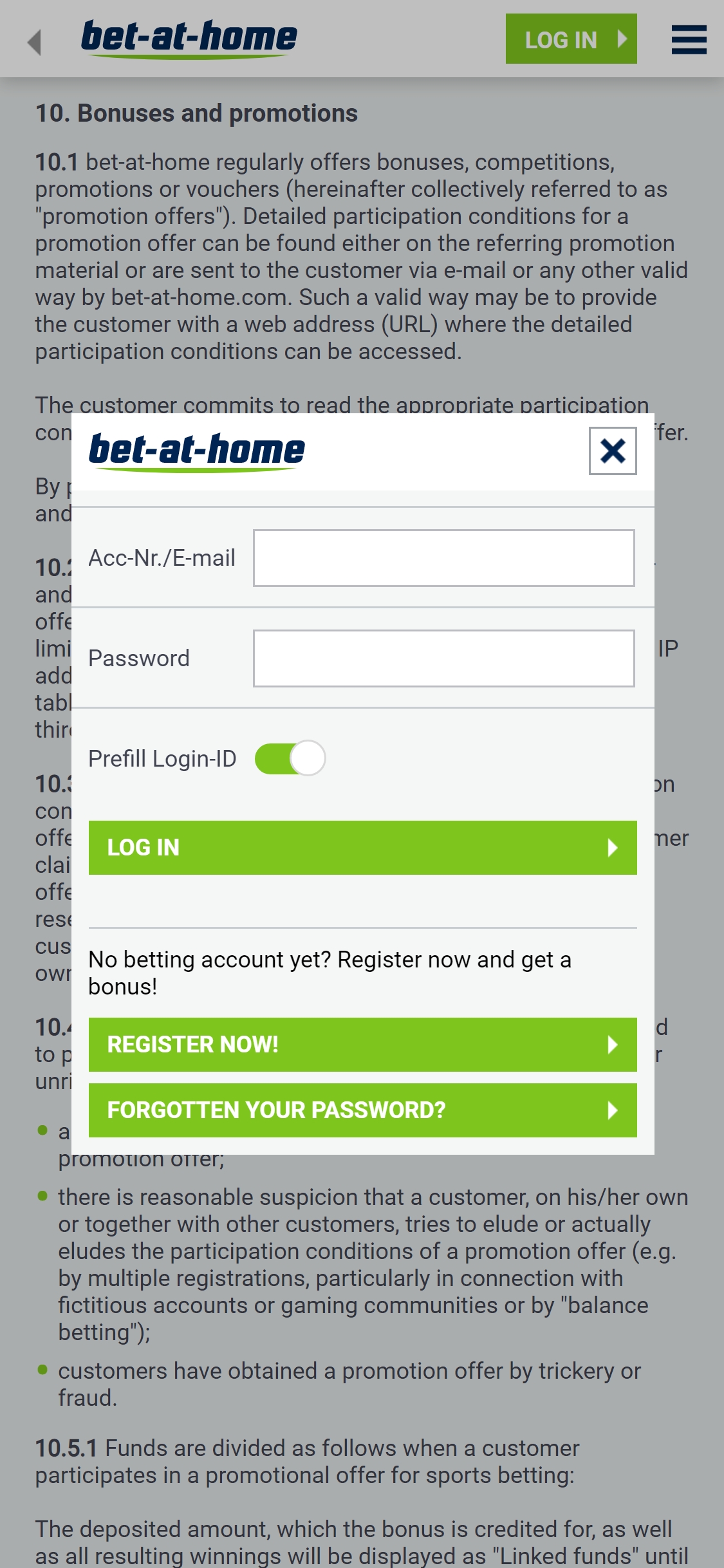 Bet at Home Casino Mobile Login Review