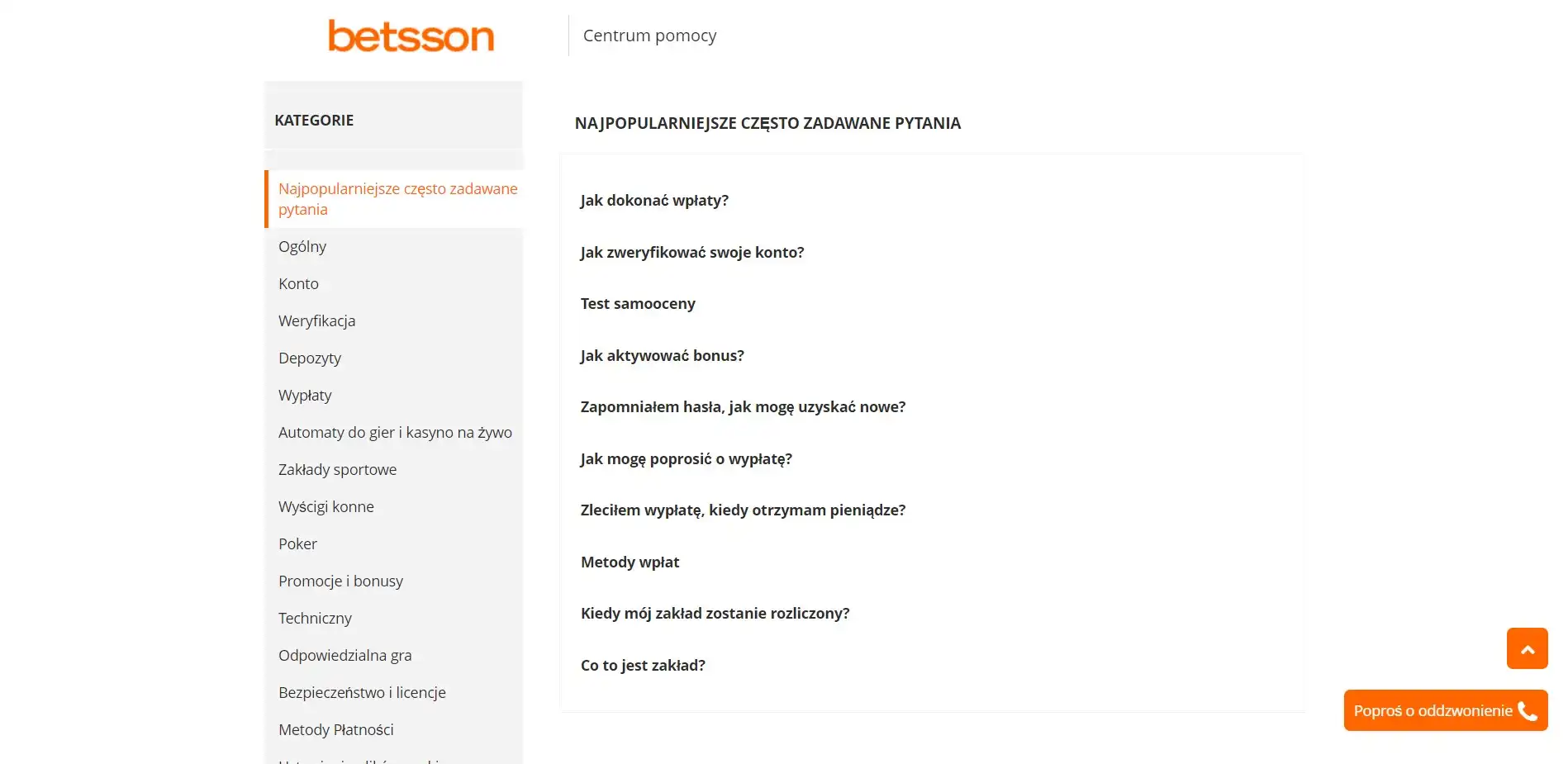Betsson Review