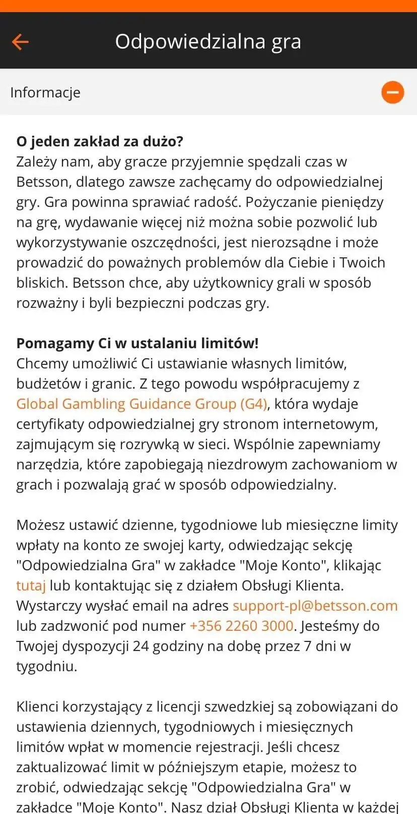 Betsson Mobile Review
