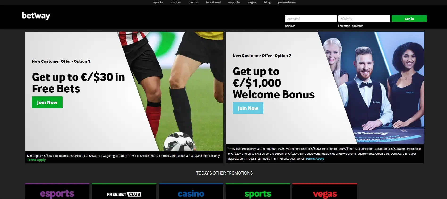 Betway Casino Review
