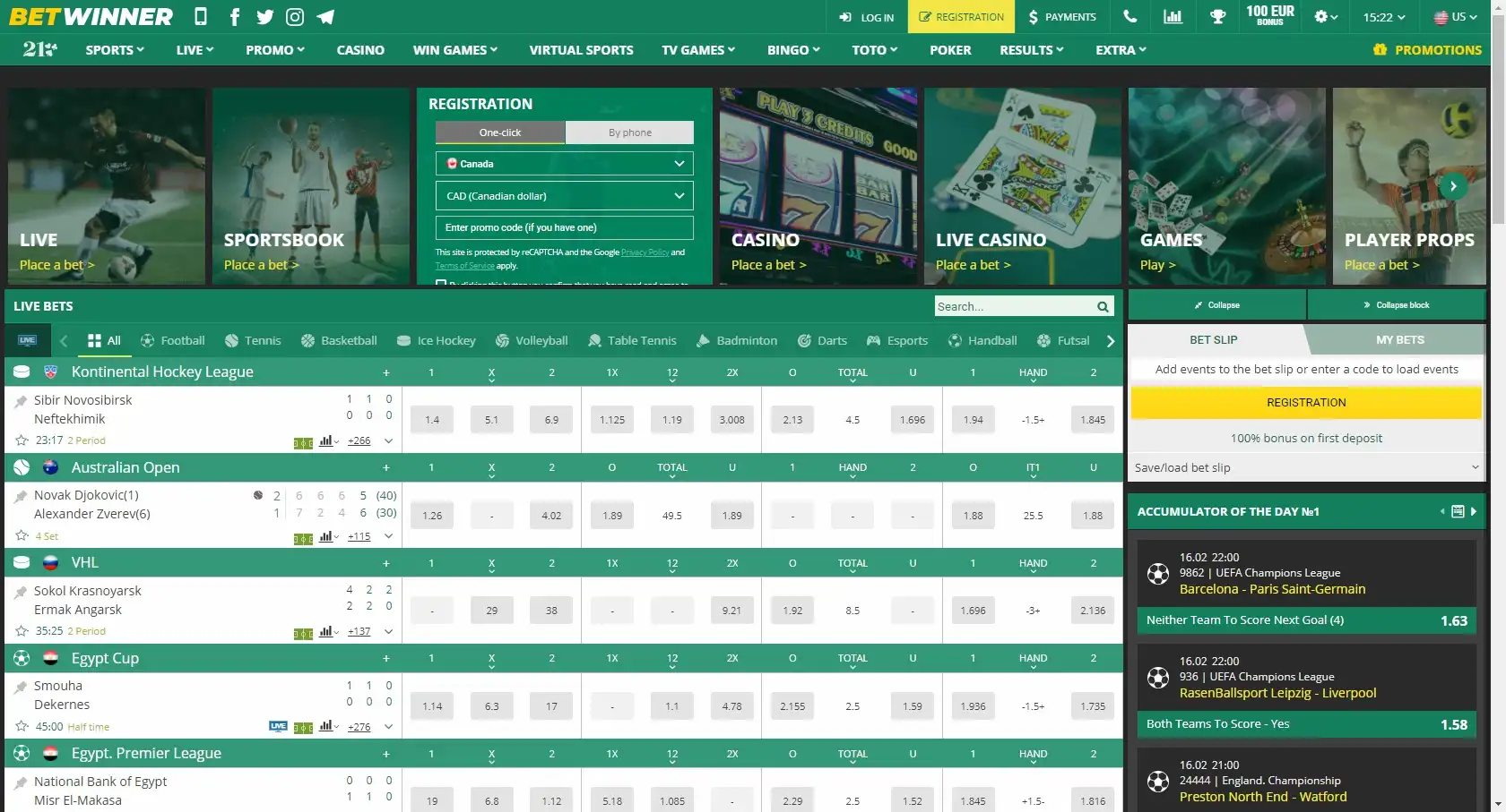 BetWinner Review