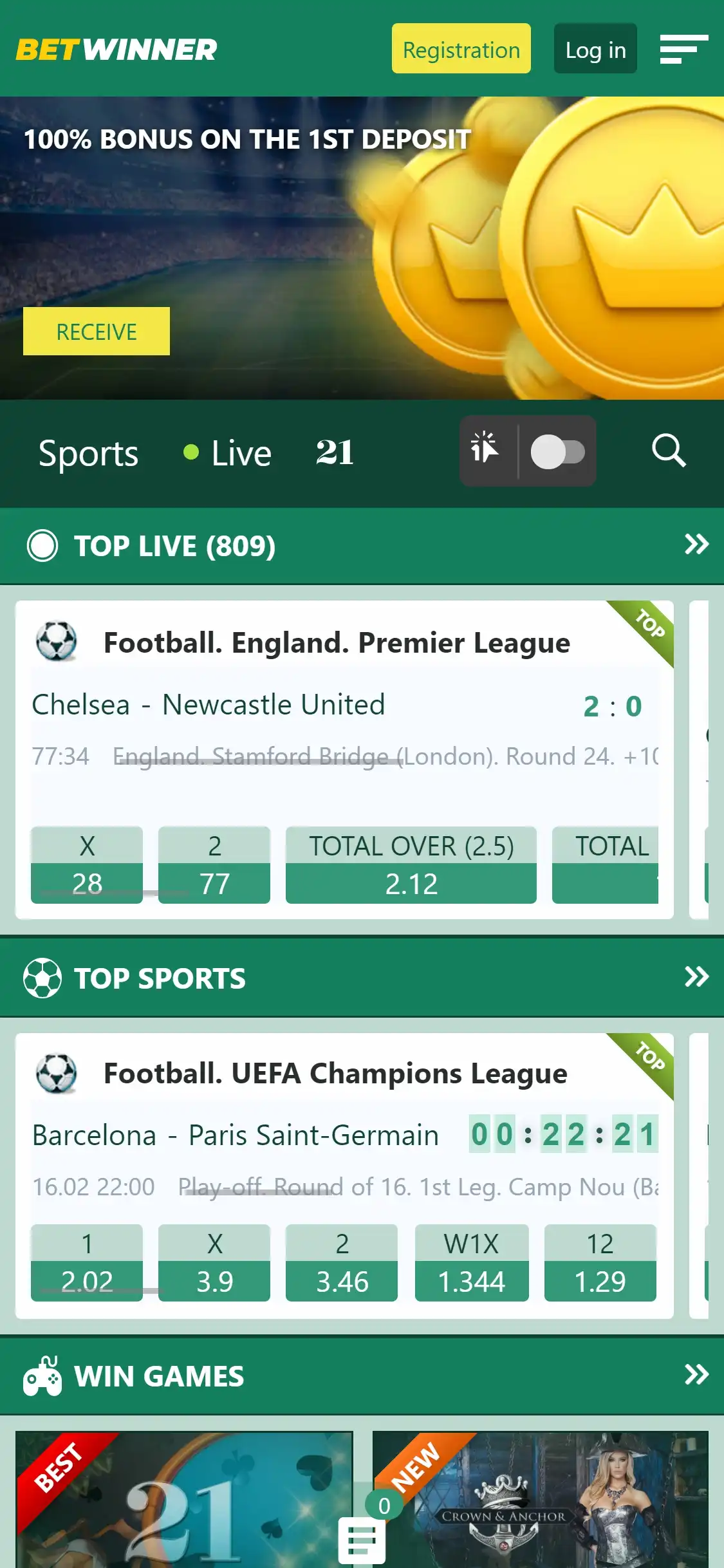 BetWinner Mobile Review