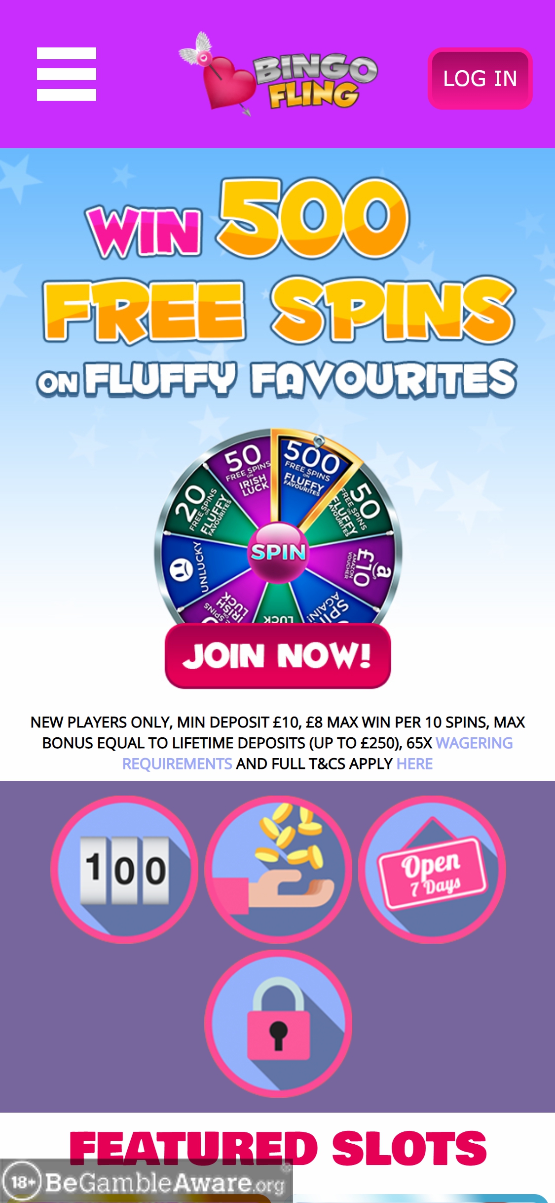 Bingo Fling Casino Mobile Review