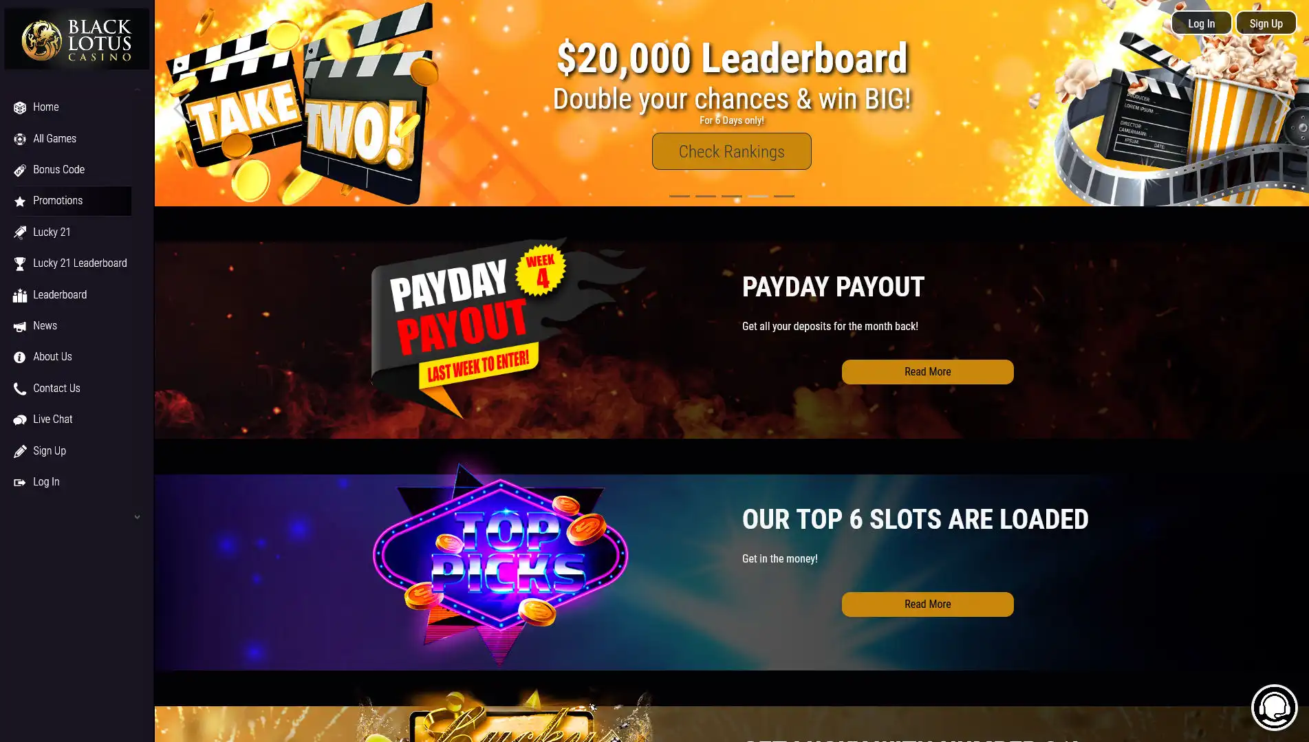 Black Lotus Casino No Deposit Bonus