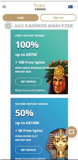 Boho Casino Mobile Games Review