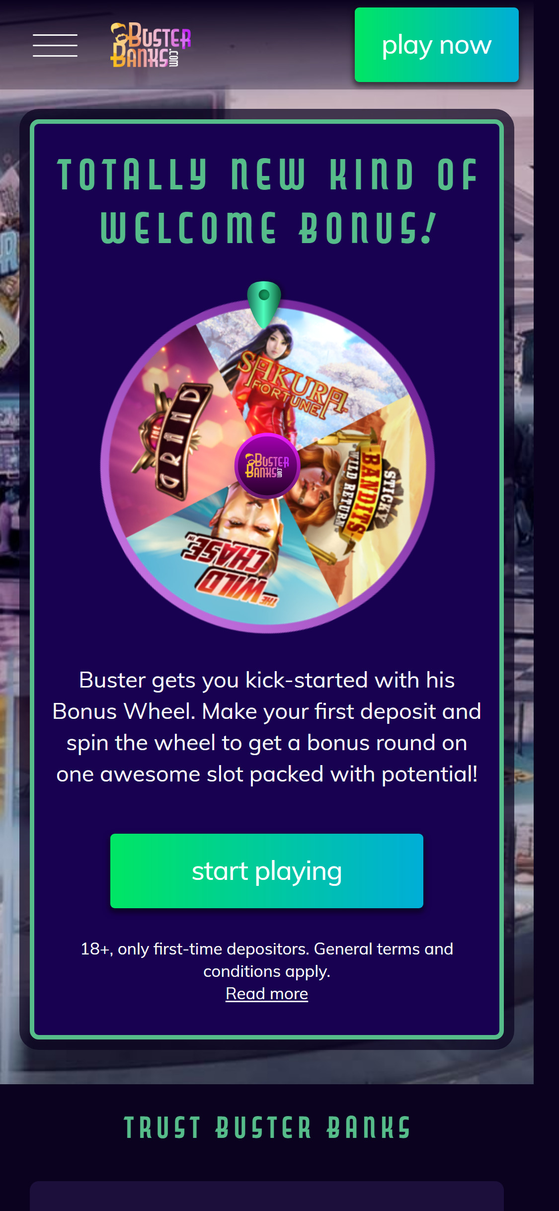 Buster Banks Mobile Review