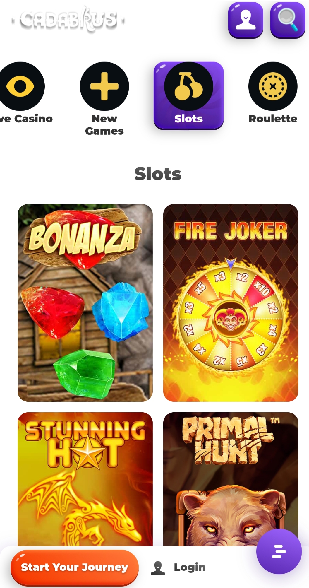 Cadabrus Casino Mobile Games Review
