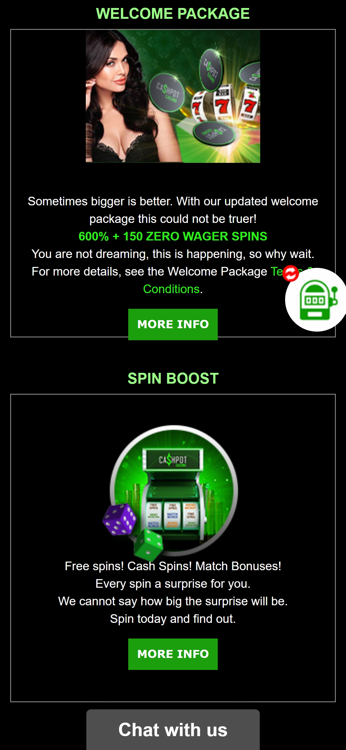 Cash Pot Casino Mobile No Deposit Bonus Review