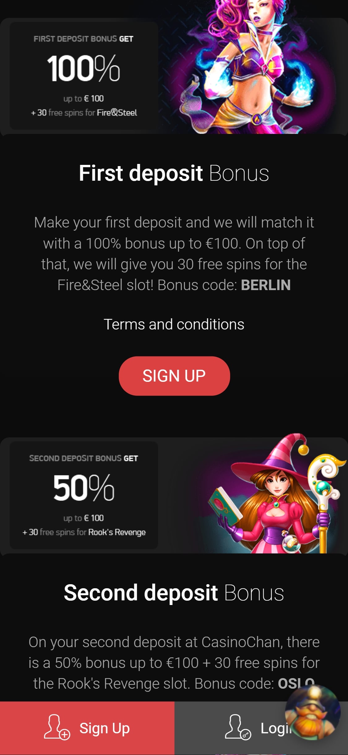 Casinochan Mobile No Deposit Bonus Review