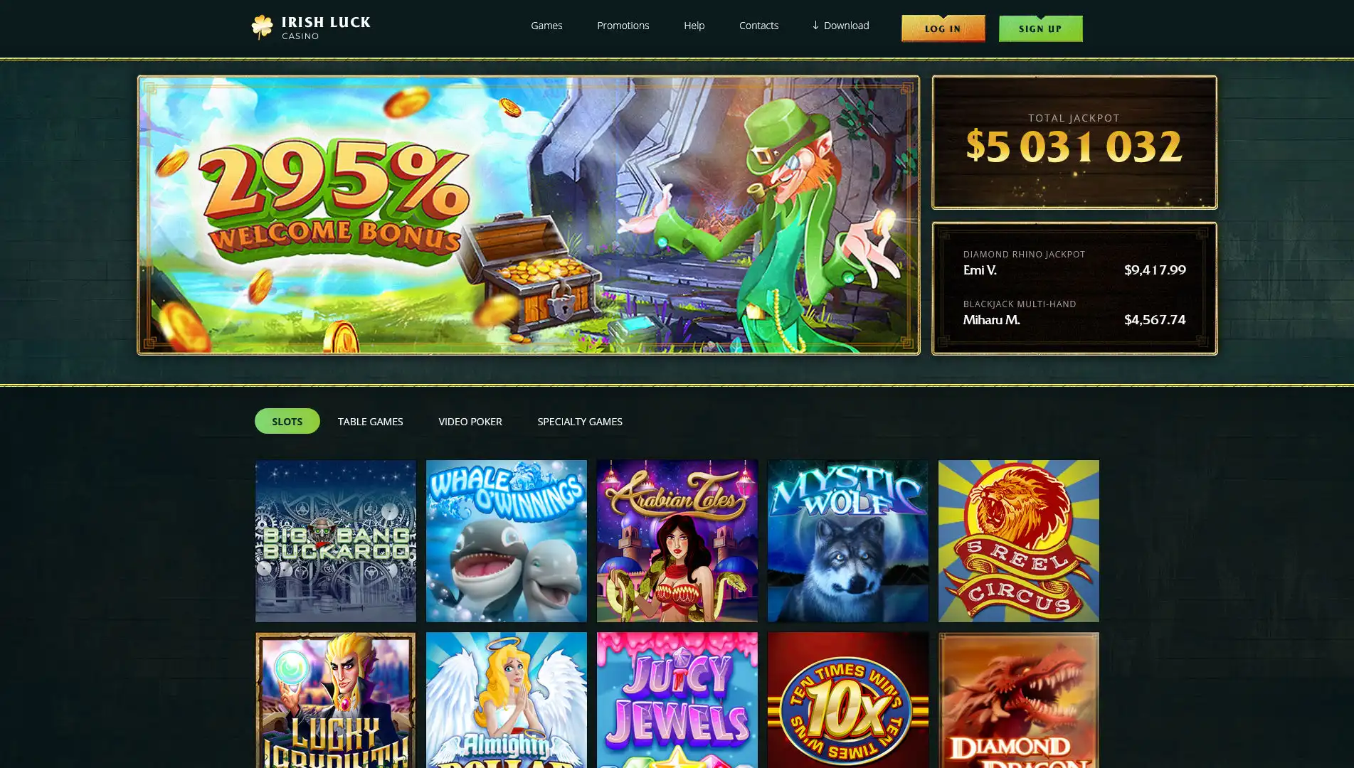 IrishLuck Casino Review
