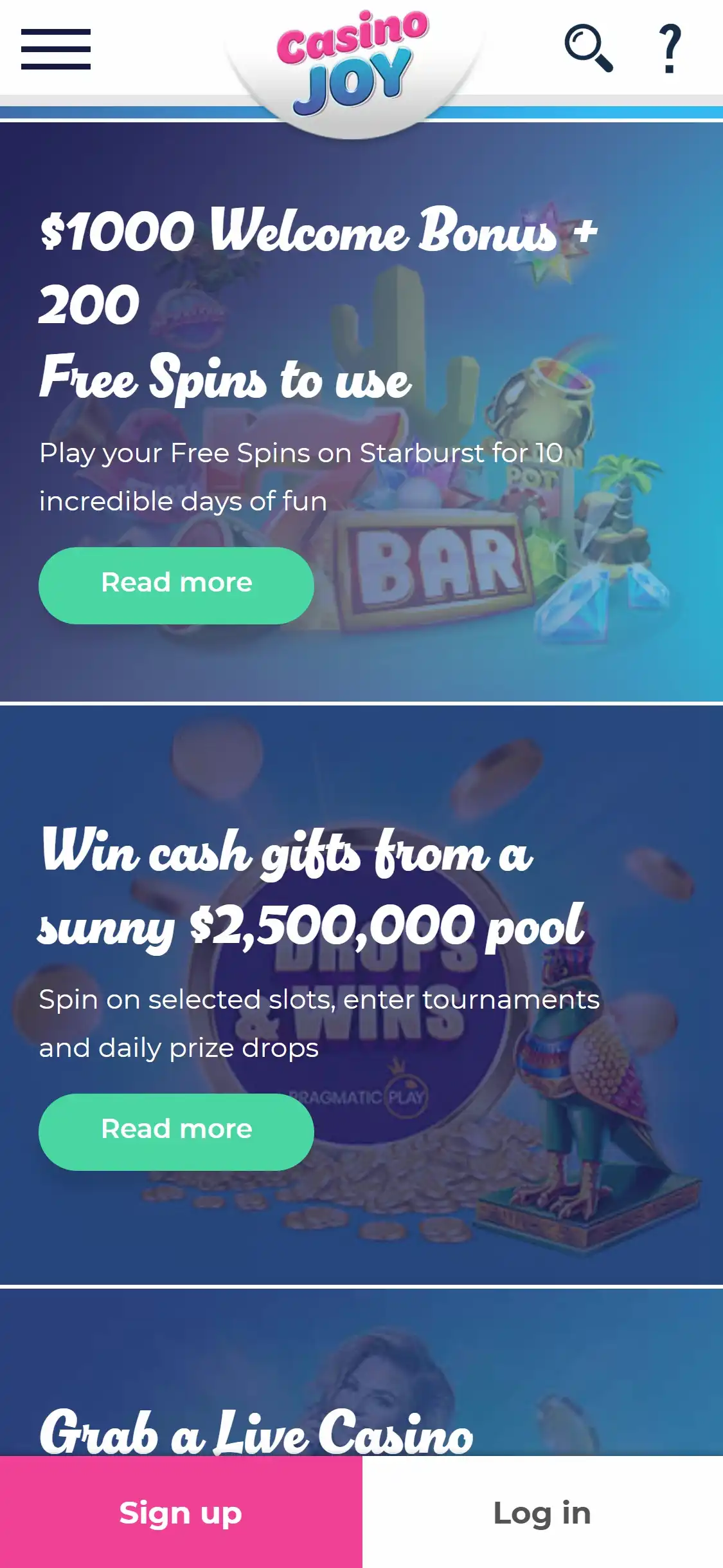 Casino Joy Mobile No Deposit Bonus Review