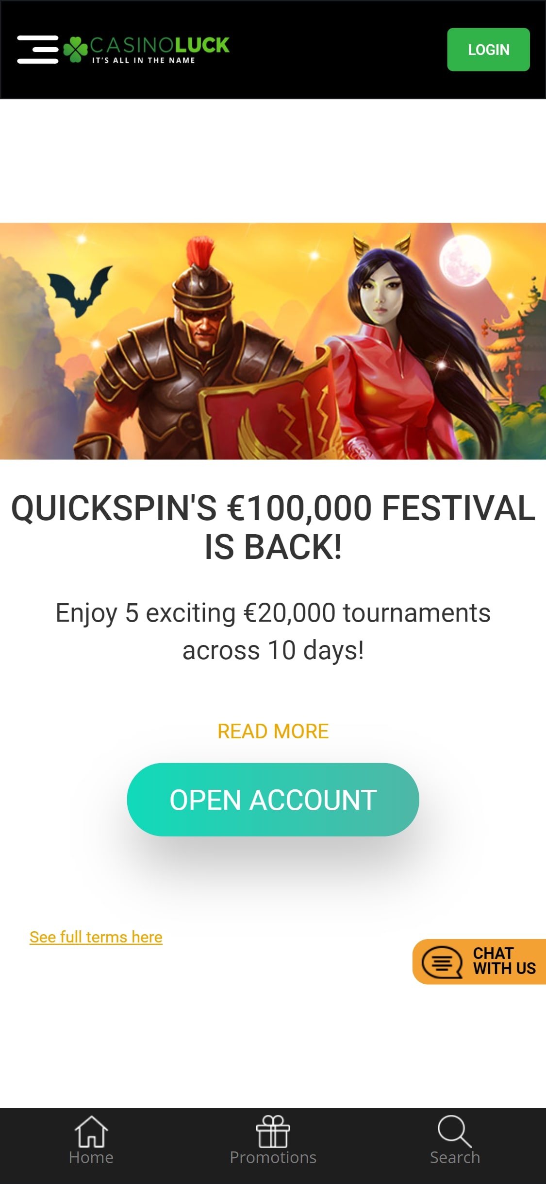 CasinoLuck Mobile No Deposit Bonus Review