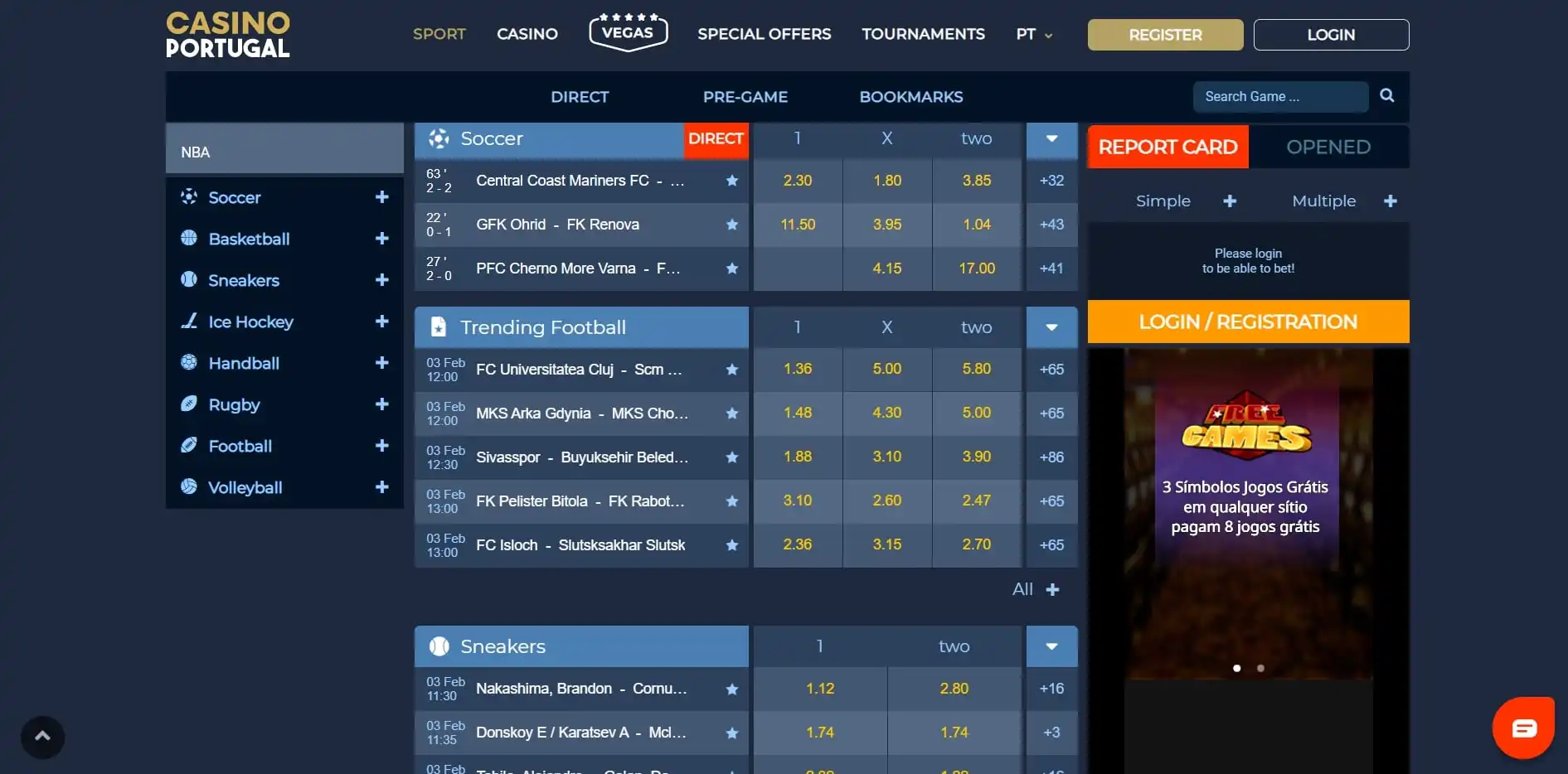 Casino Portugal Betting