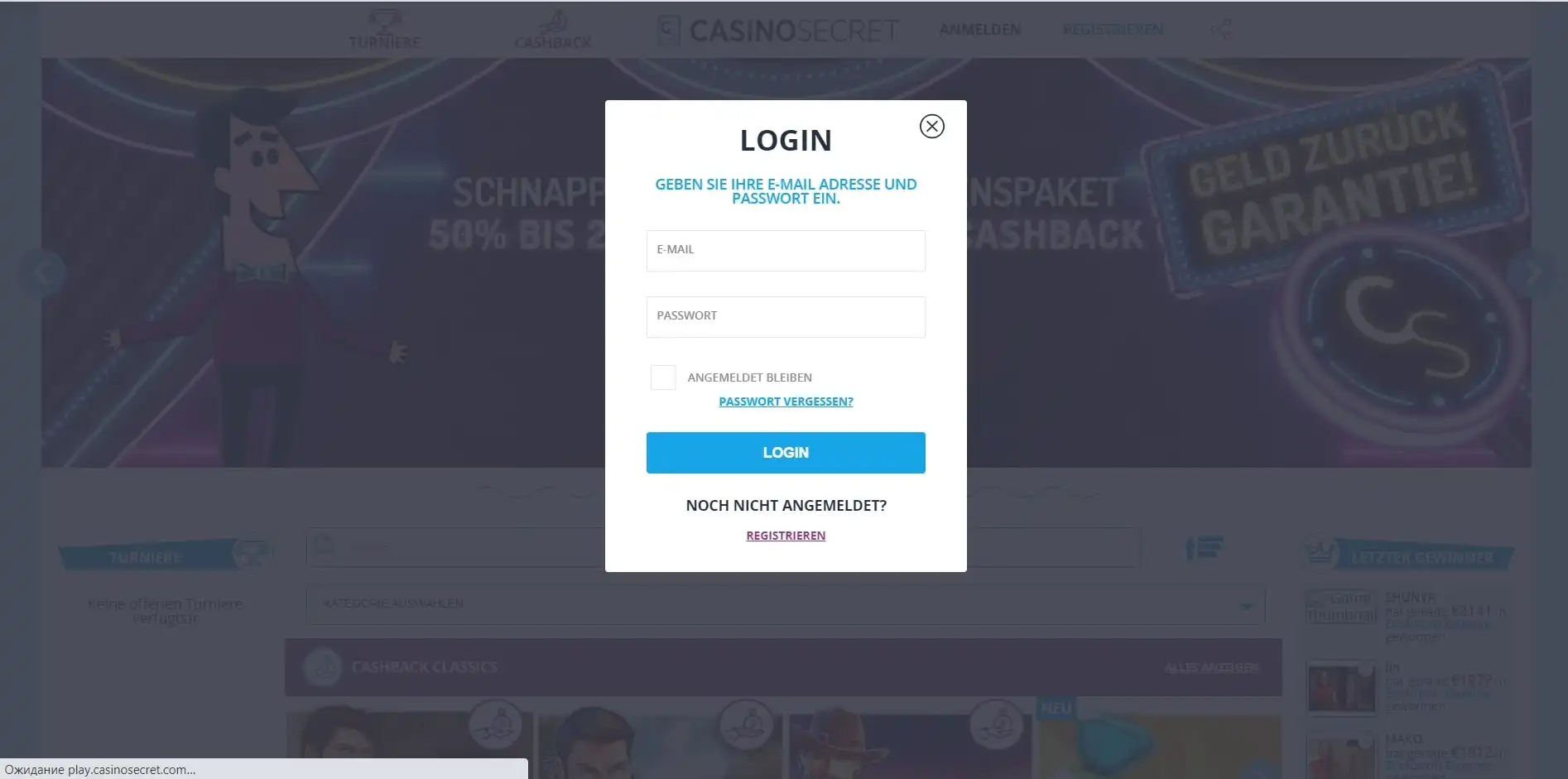 Casino Secret Login
