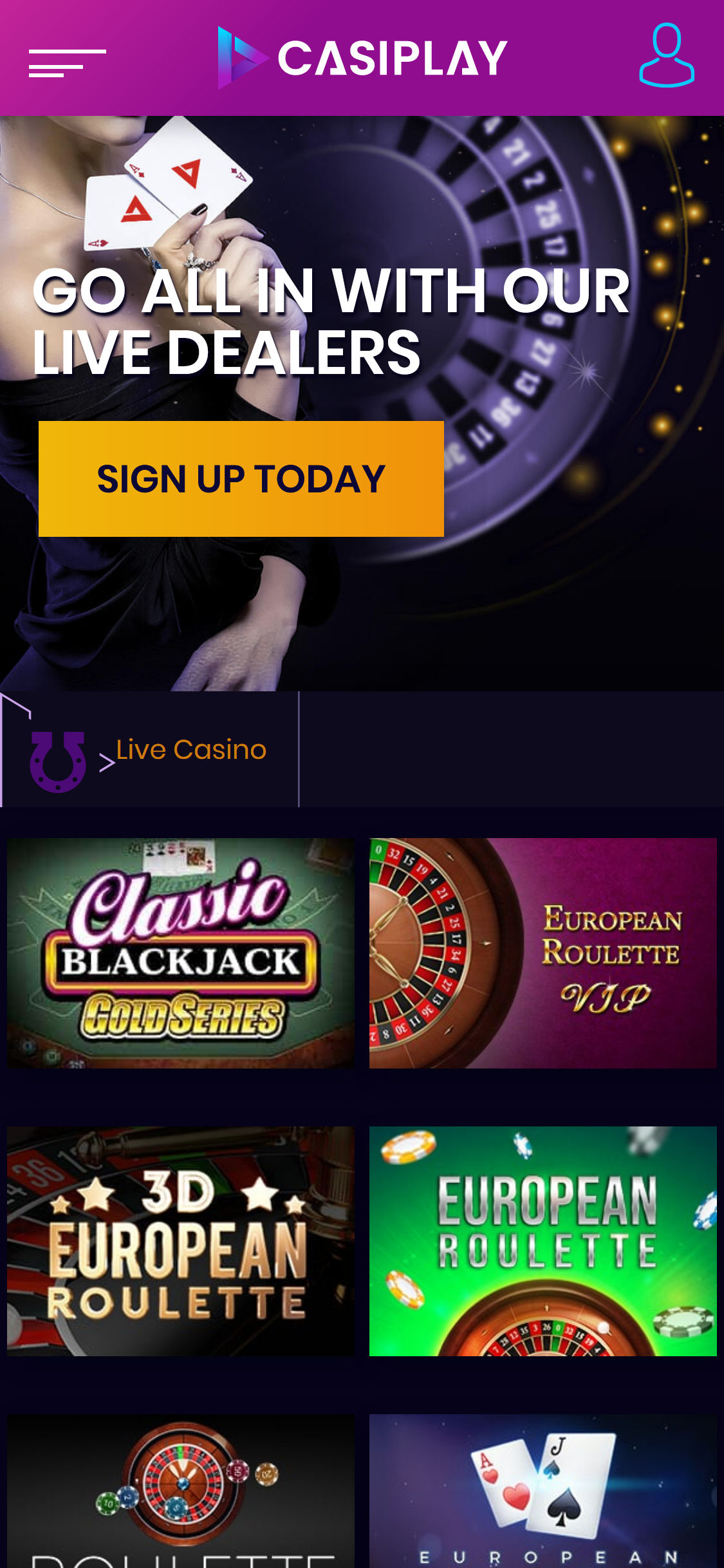 Casiplay Casino Mobile Live Dealer Games Review