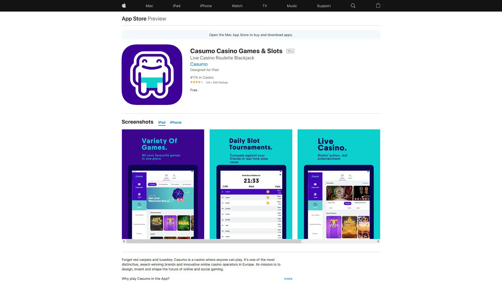 Casumo Casino App