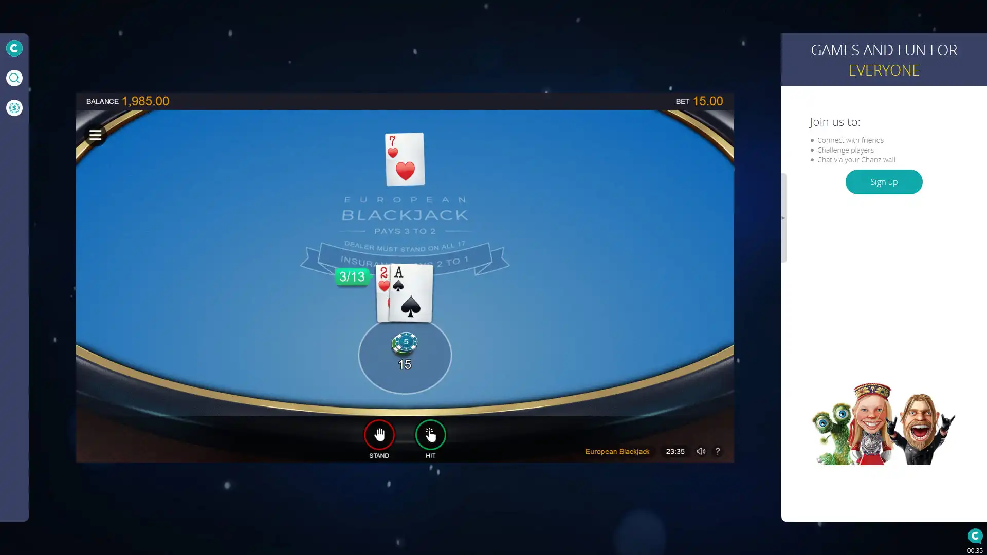 Chanz Casino Slots