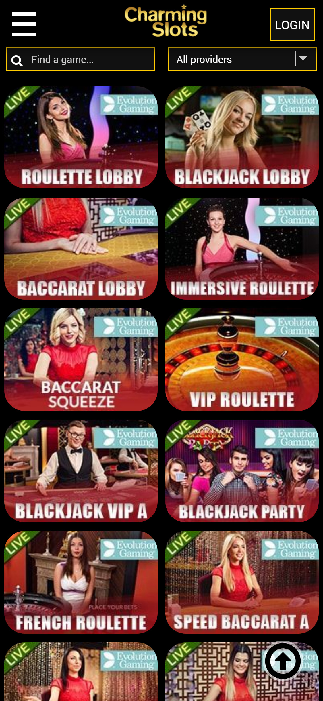 Charming Slots Casino Mobile Live Dealer Games Review