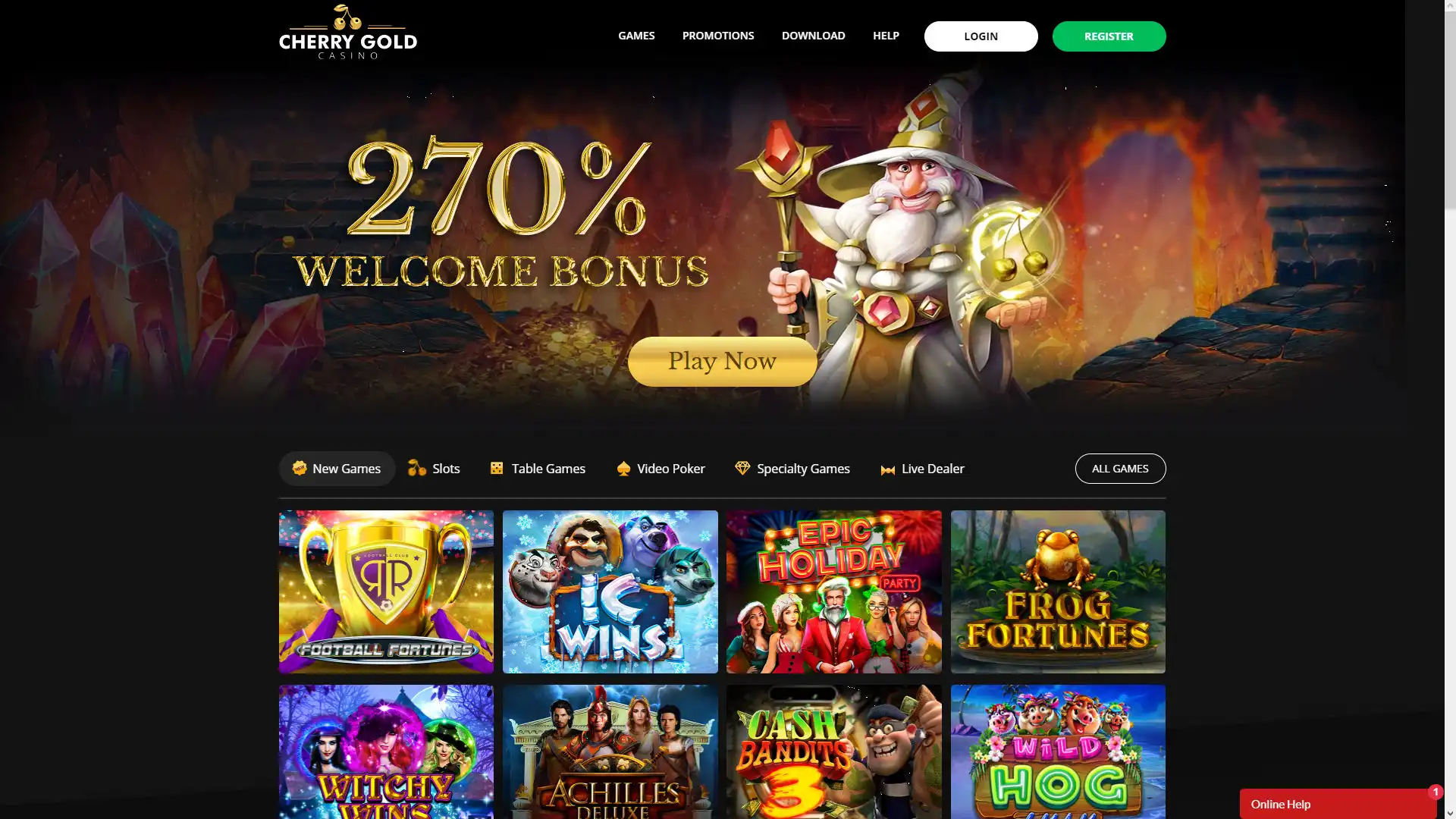 Cherry Gold Casino Review