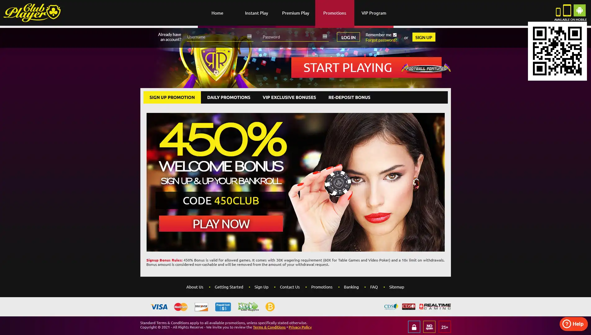 Club Player Casino App