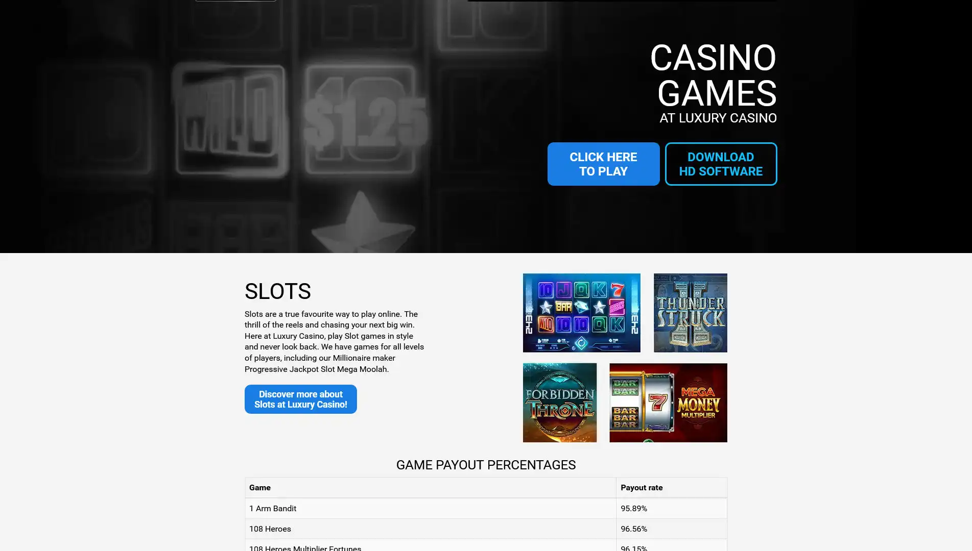 Cosmo Casino Games