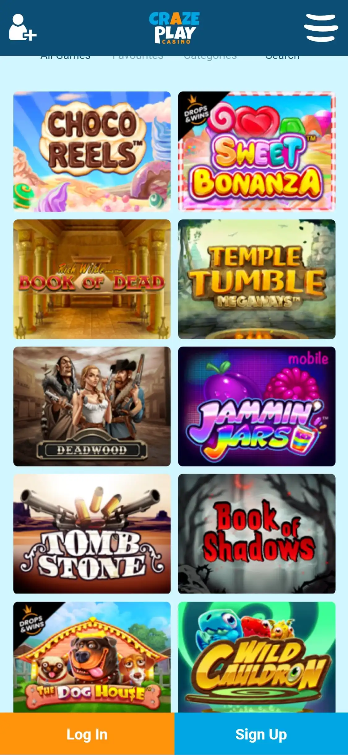 CrazePlay Casino Mobile Games Review