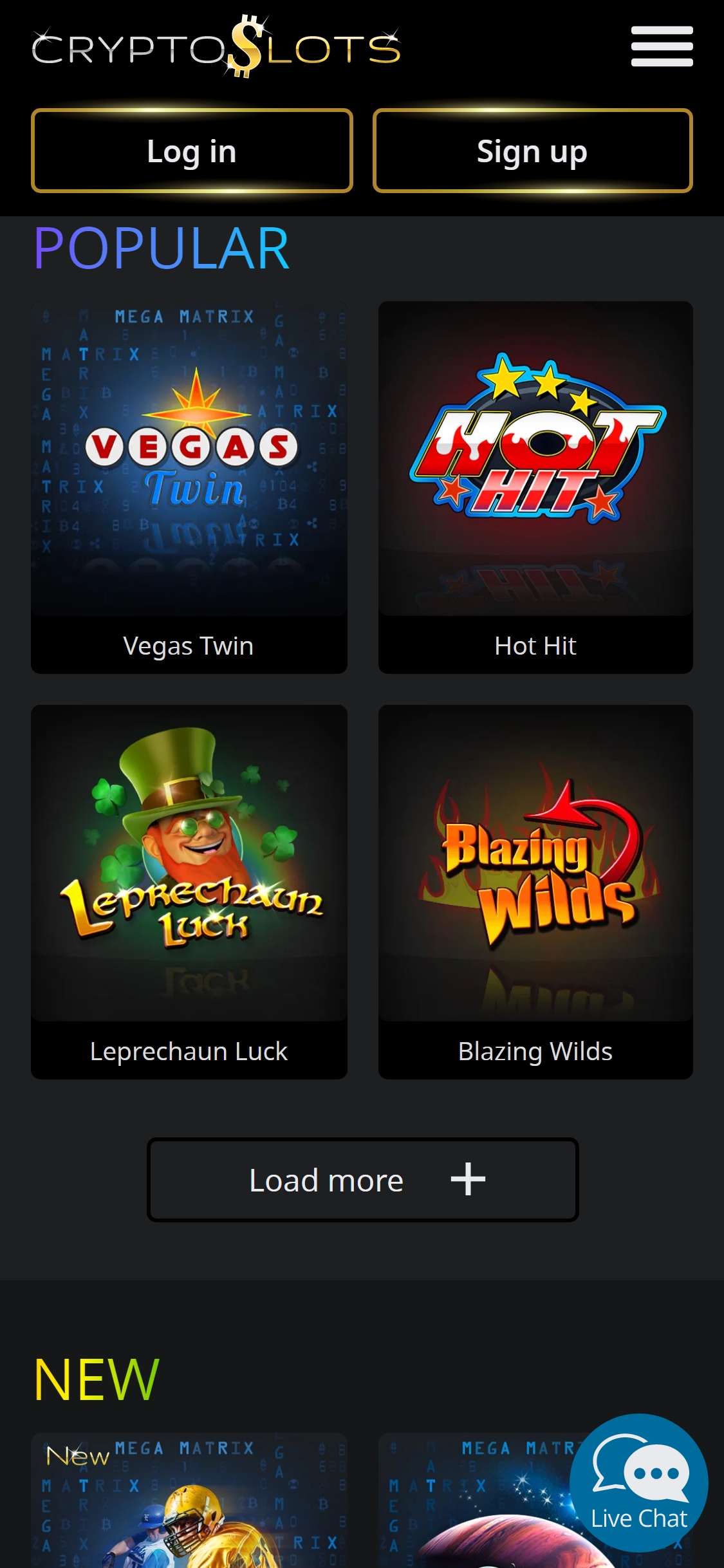 Crypto Slots Casino Mobile Games Review