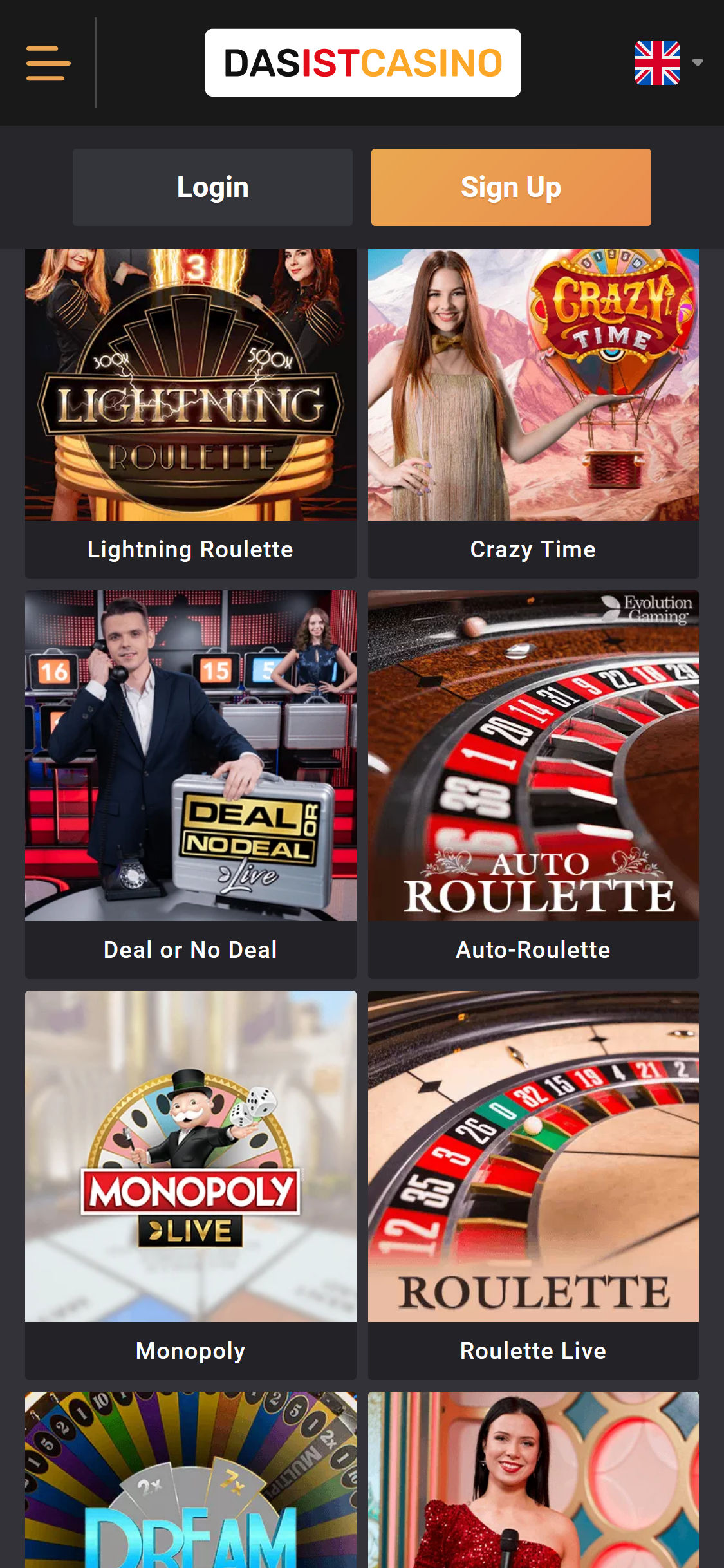 Das ist Casino Mobile Live Dealer Games Review