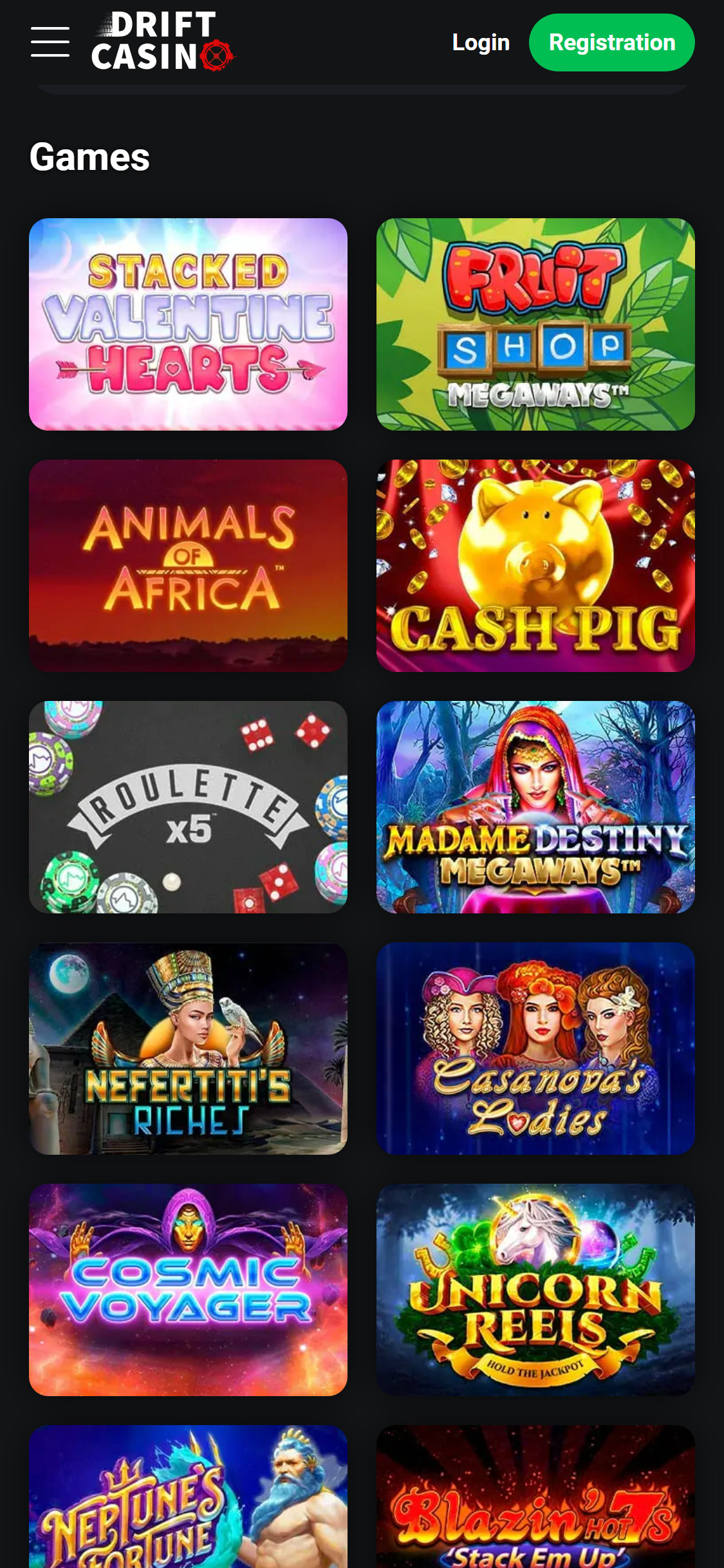 Casino Drift Mobile Games Review