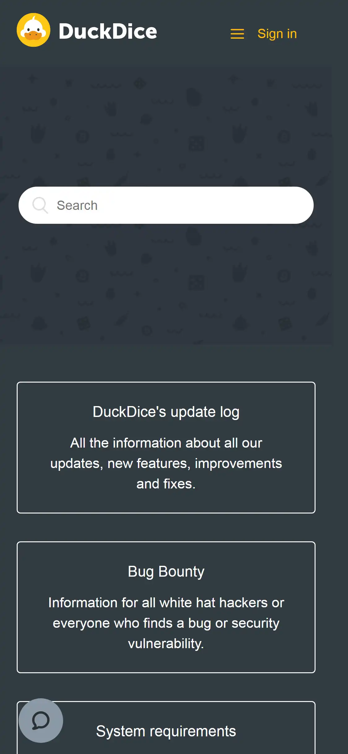 DuckDice Casino Mobile Support Review