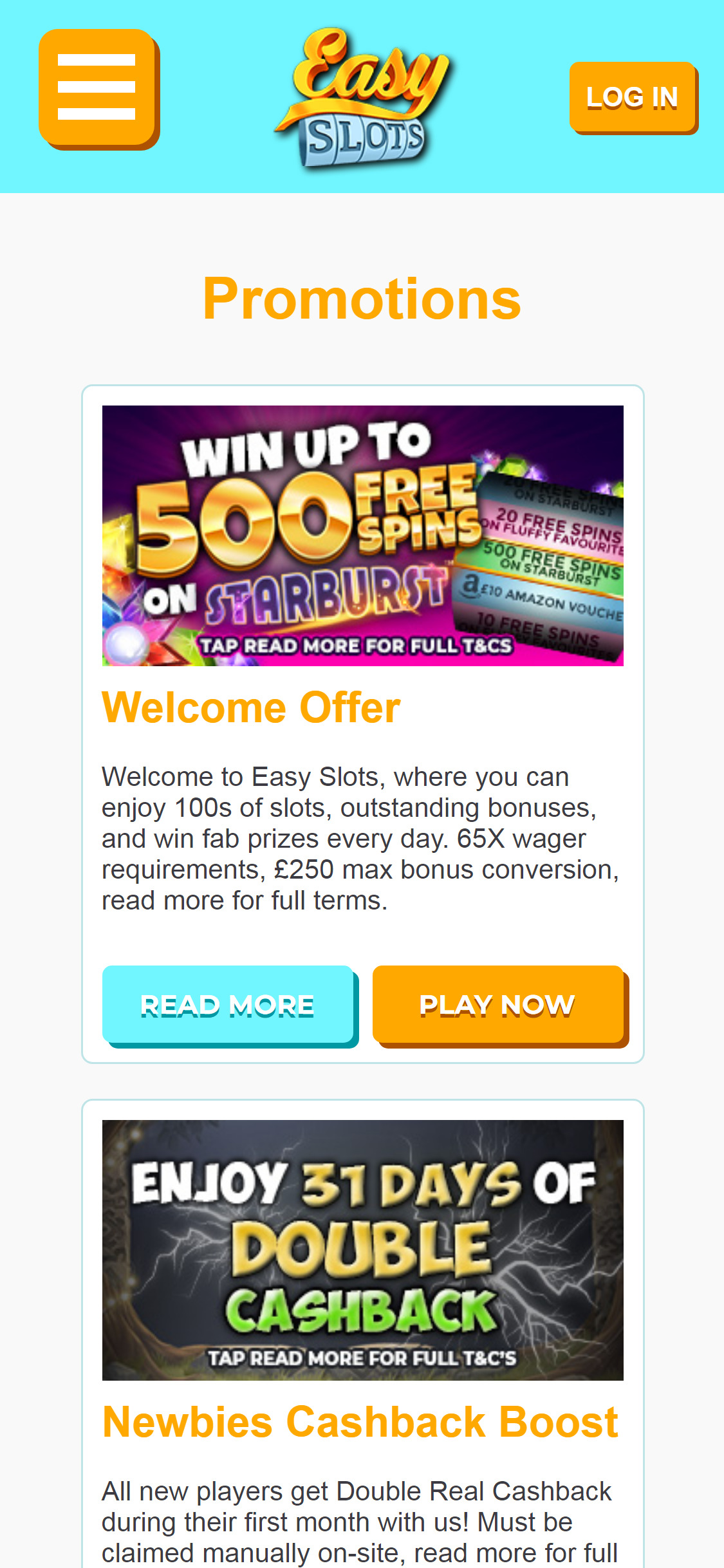 Easy Slots Casino Mobile No Deposit Bonus Review