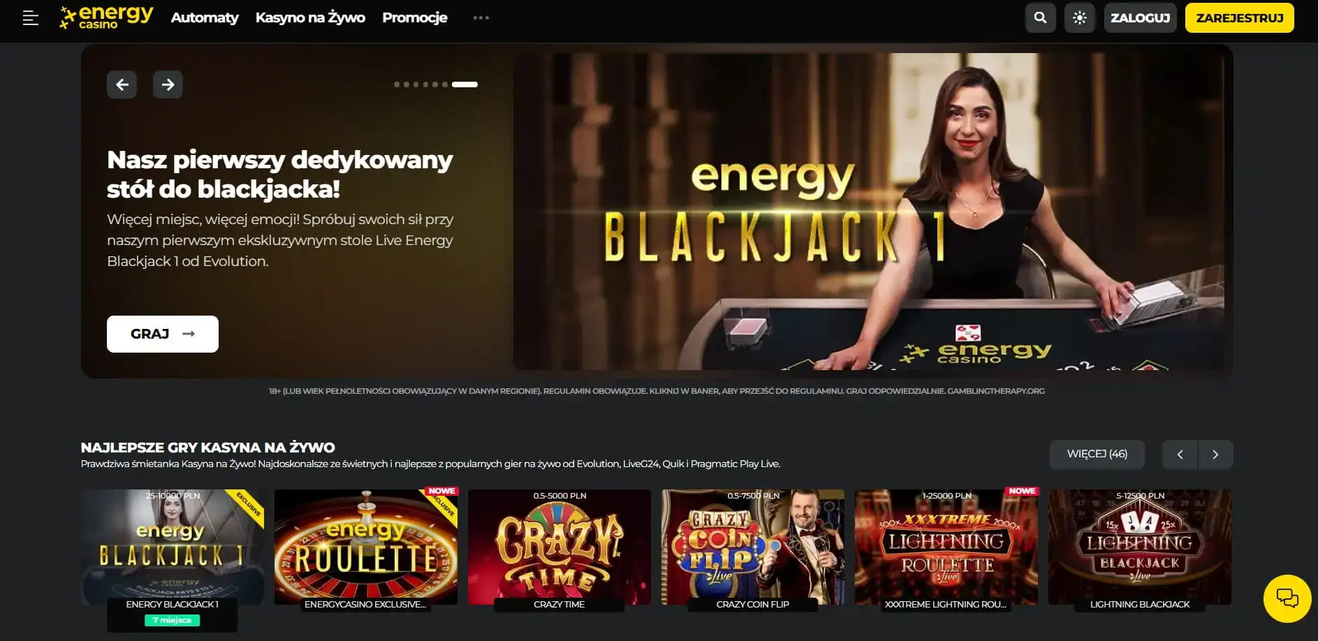 Energy Casino Review