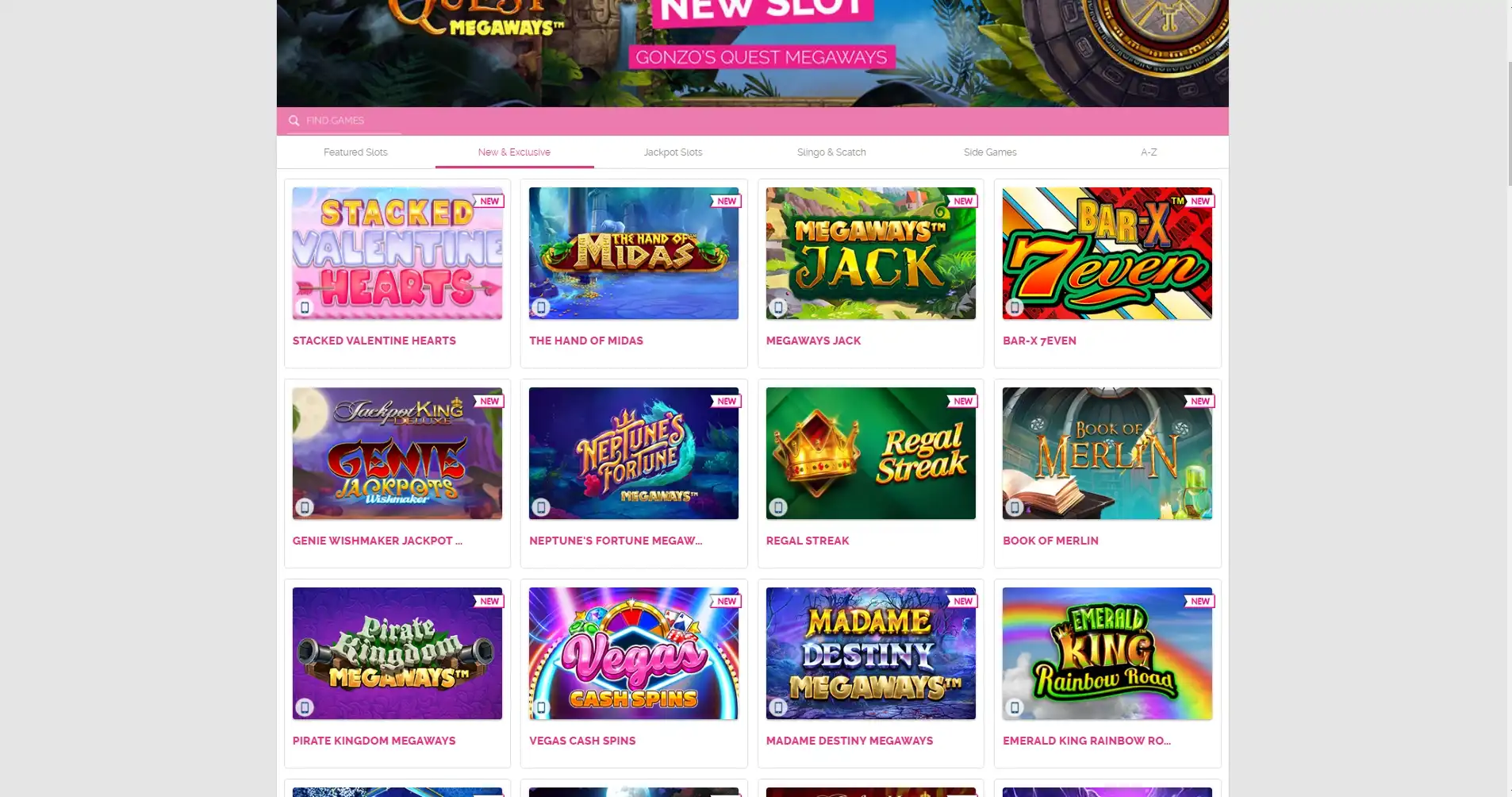 Fabulous Bingo Casino Games
