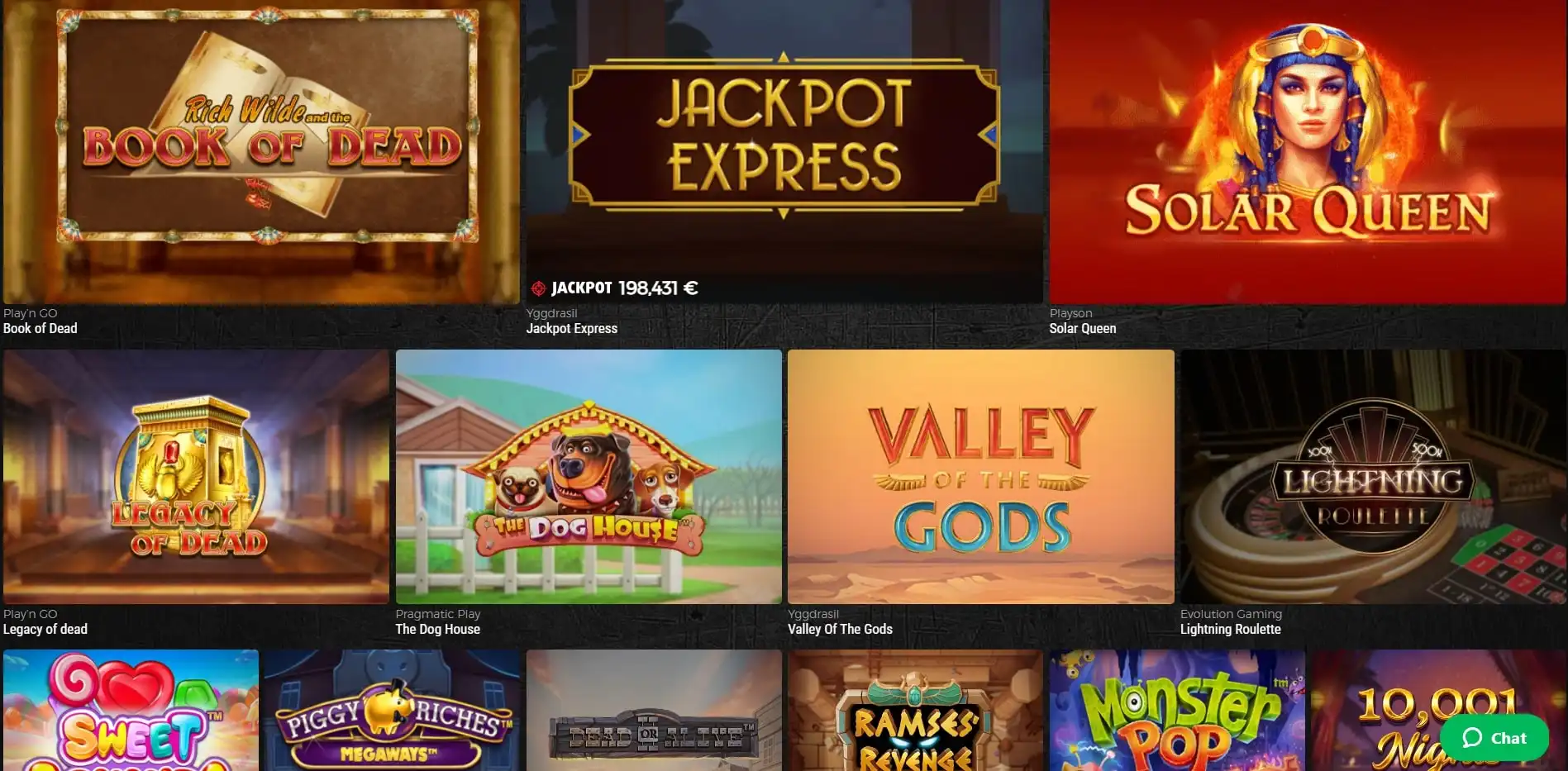 FatBoss Casino Games