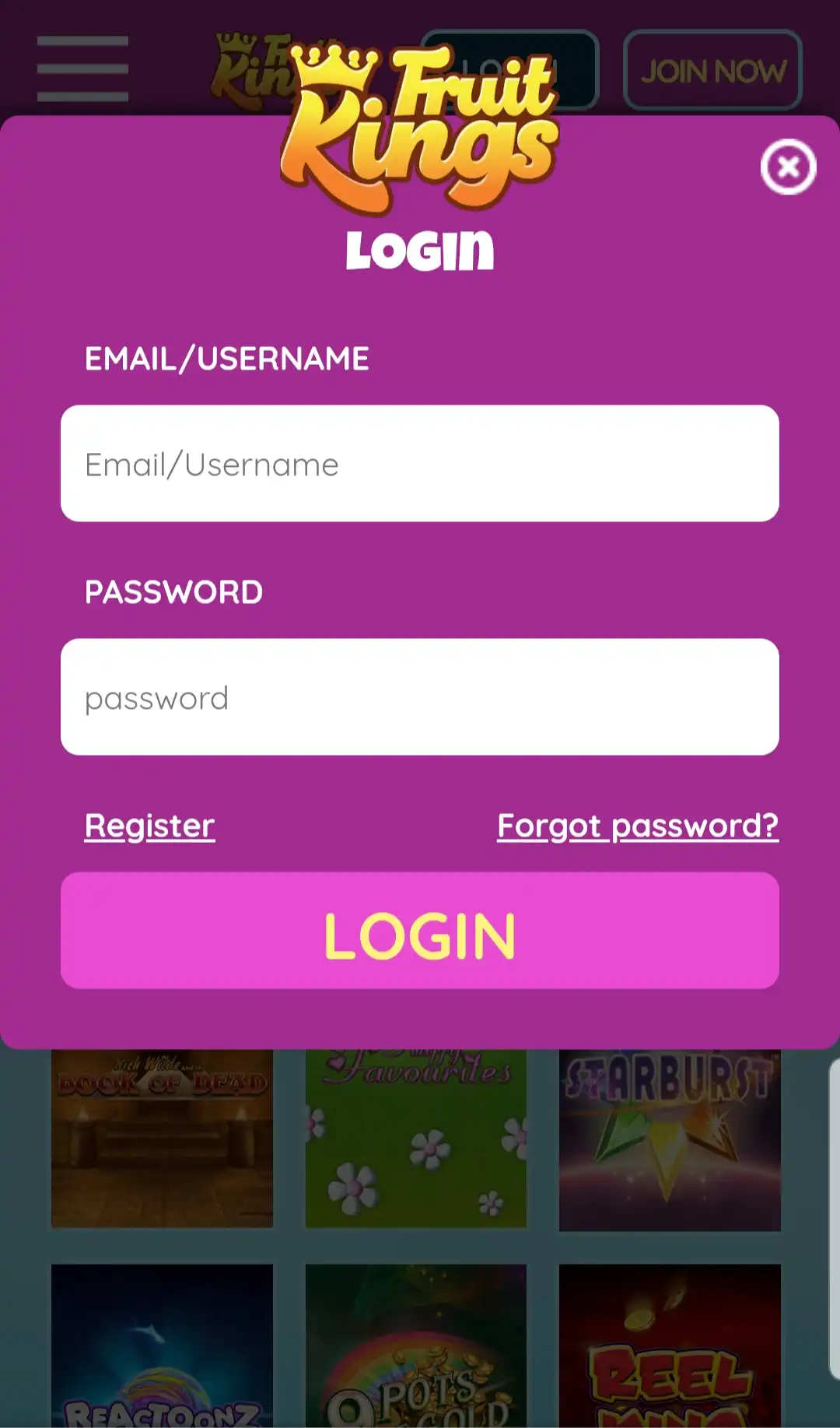 Fruit Kings Casino Mobile Login Review