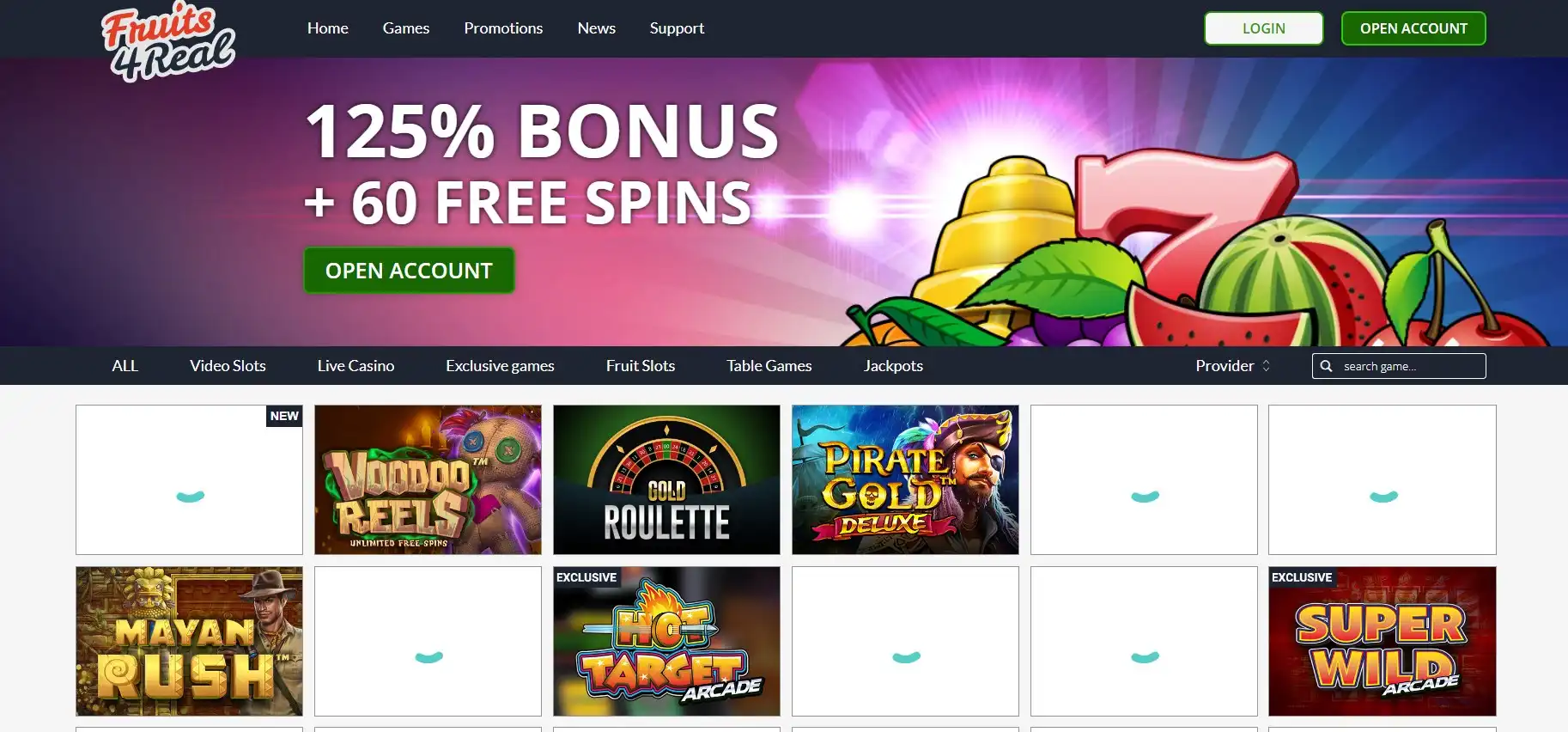 Fruits 4 Real Casino Review